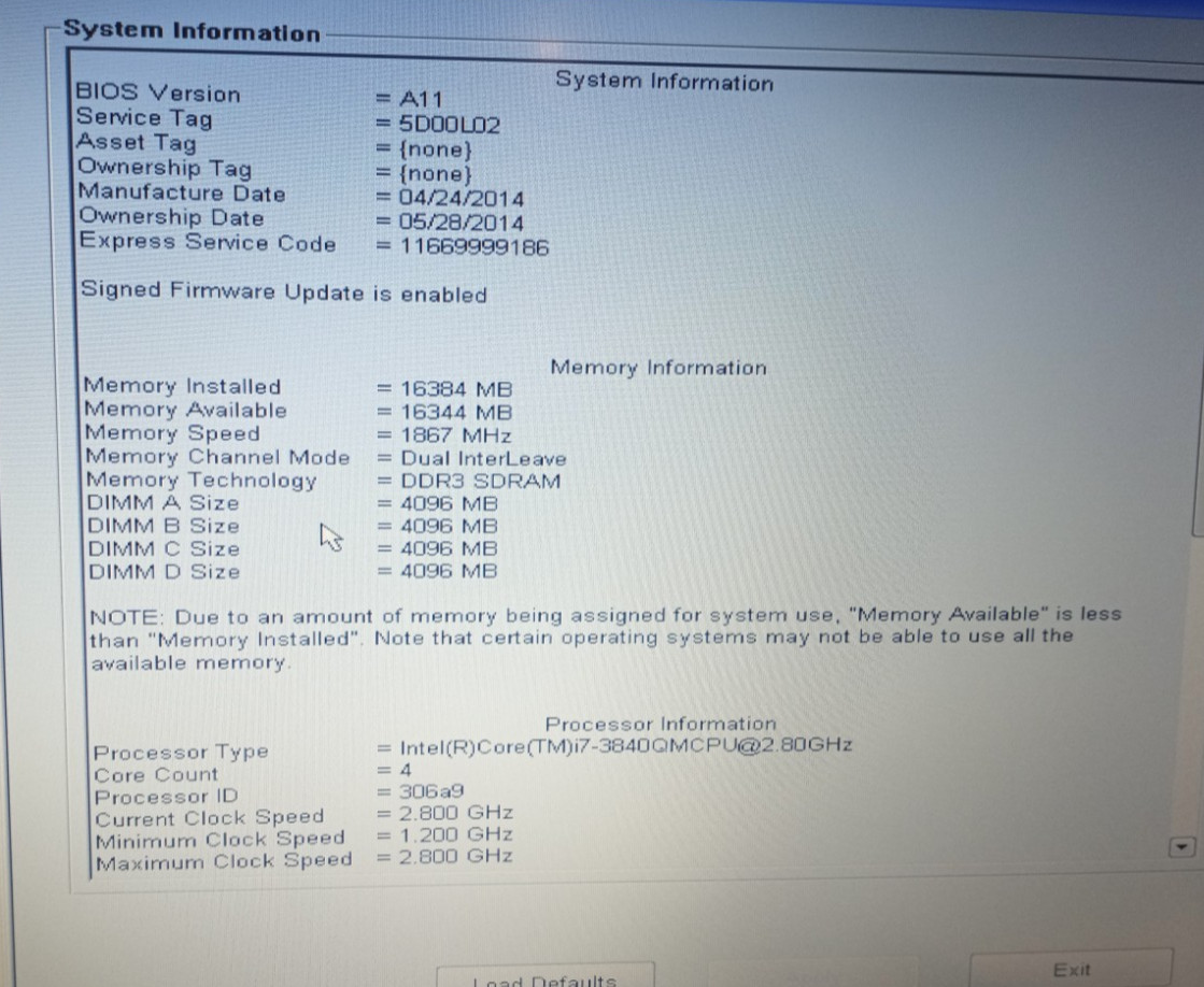 Lot of 2 Dell Precision M6700 17.3″ i7-3840QM@2.80 16GB RAM No HDD No OS MC369*!