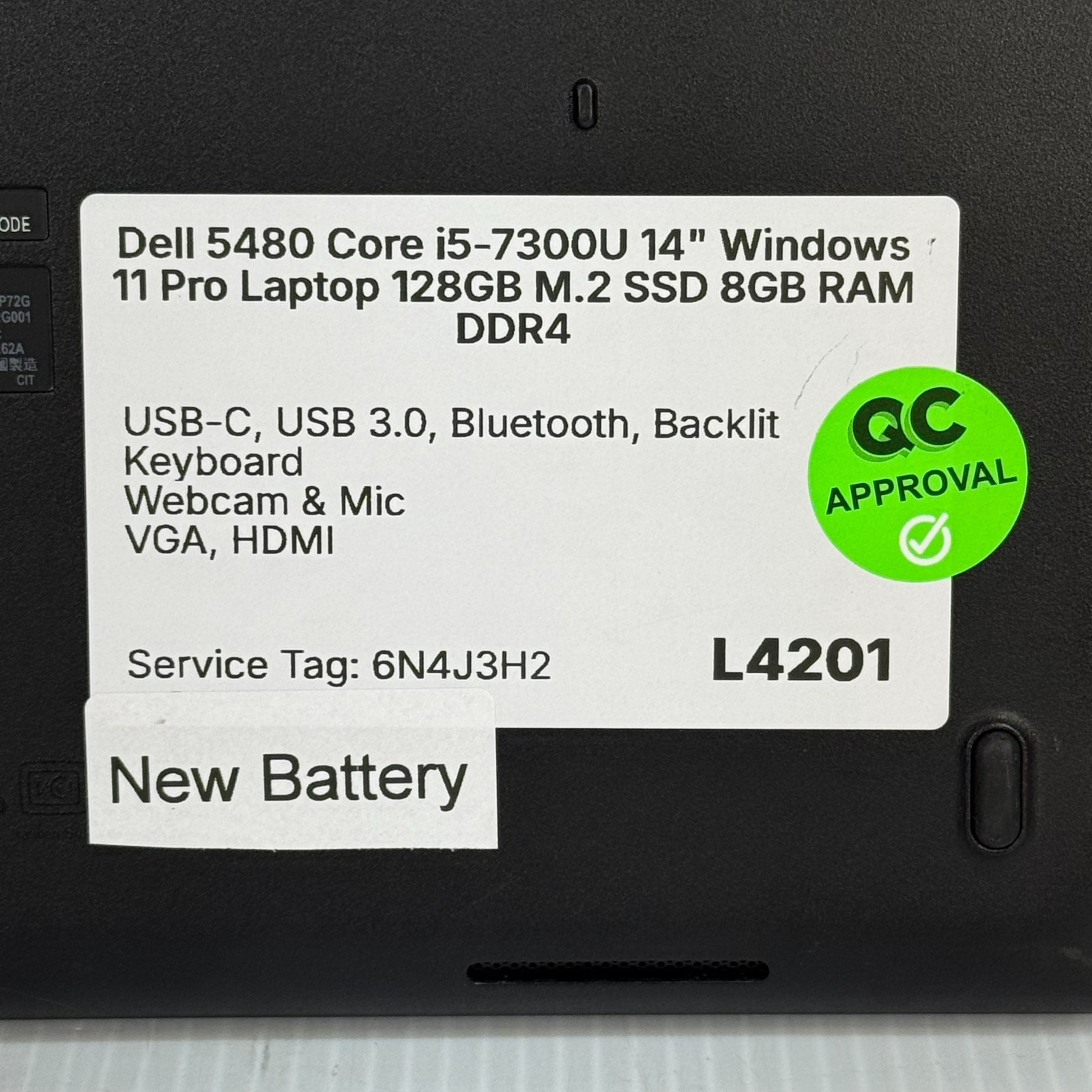 Dell 5480 i5-7300U 14″ Windows 11 Pro 25H2 Laptop 128GB SSD 8GB RAM *SEE PICS