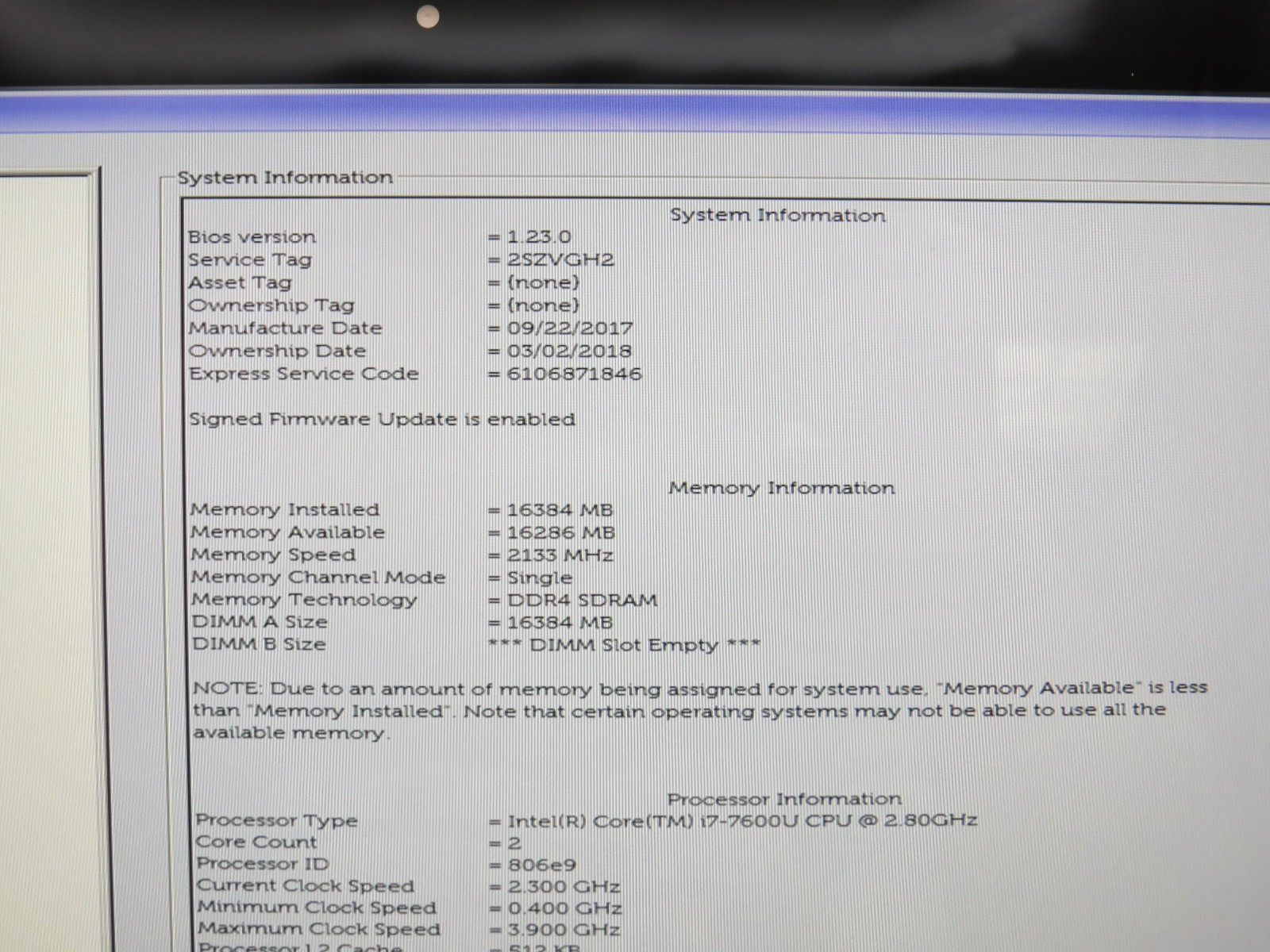 Dell Latitude 7480 | i7-7600U @ 2.8GHz | 16GB DDR4 | 256GB m2 | No OS/AC