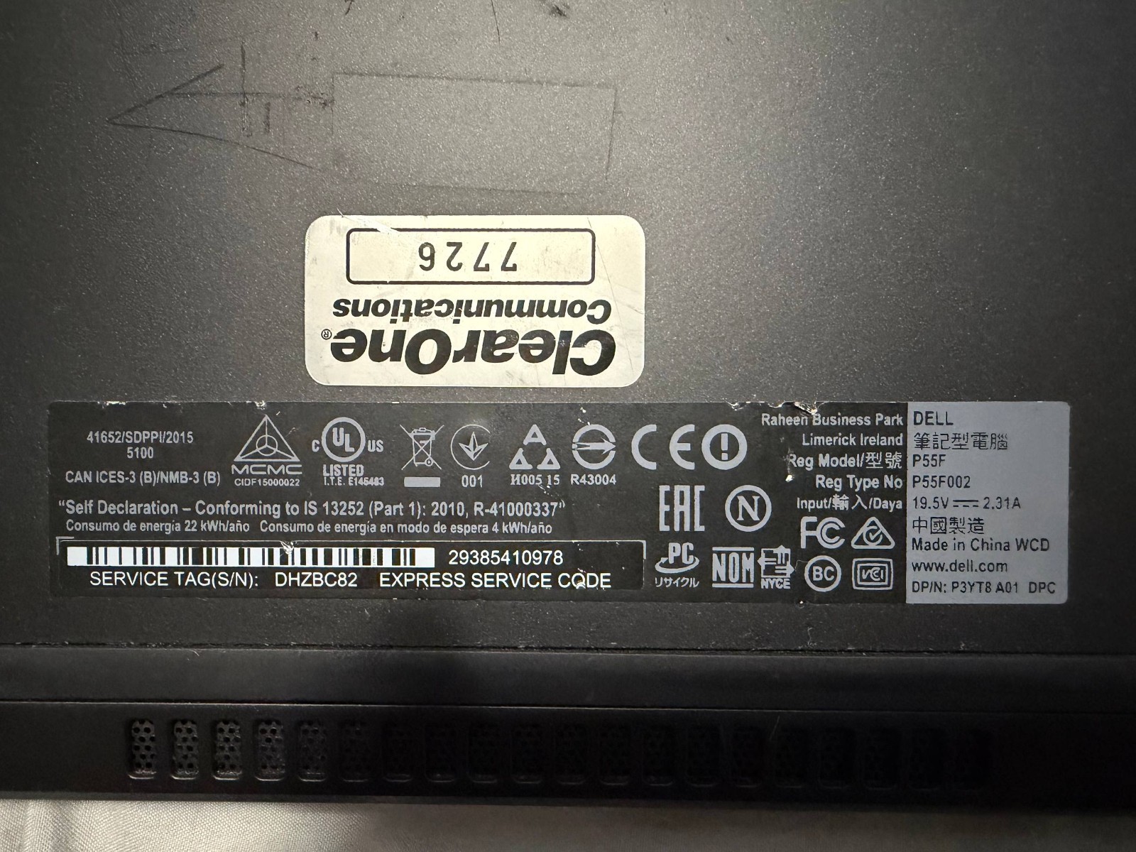 Laptop Dell Inspiron 15 7000 i5-6200U 8GB RAM 475GB SSD