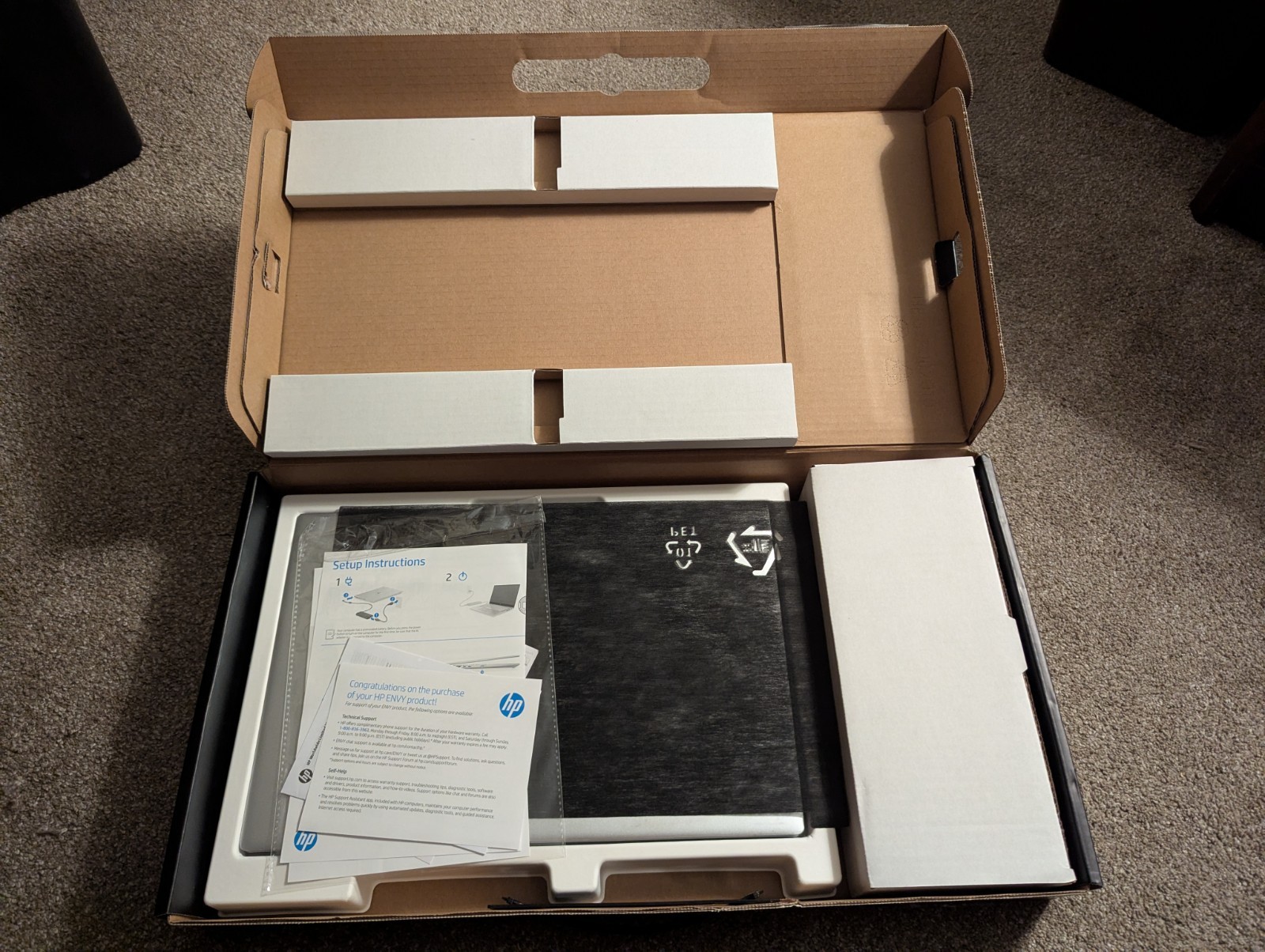 HP ENVY 15-ep0025cl 15.6″ i7-10750H GTX 1660Ti 16GB RAM 512GB SSD W11 (Read)
