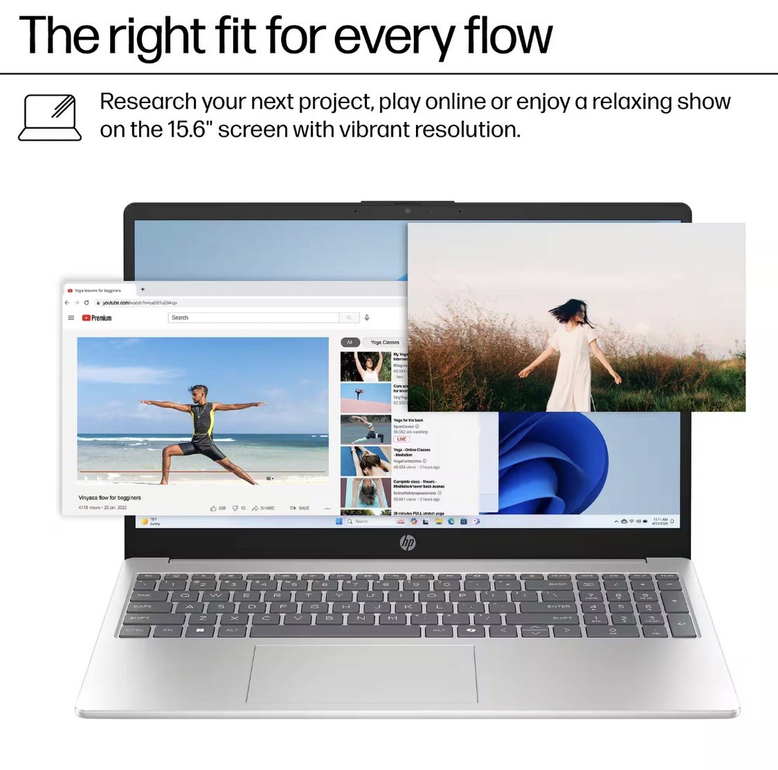 HP – 15.6″ Full HD Touch-Screen Laptop – AMD Ryzen 5 7520U 2023 – 8GB Memory …