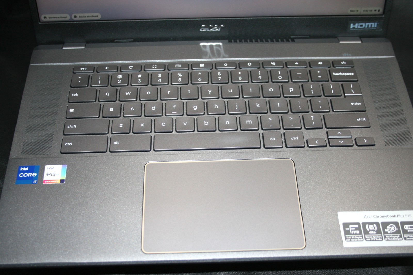 Acer Chromebook Plus 515 CBE595-1-7732 15.6″ Core i7-1355U 16GB RAM 256GB SSD