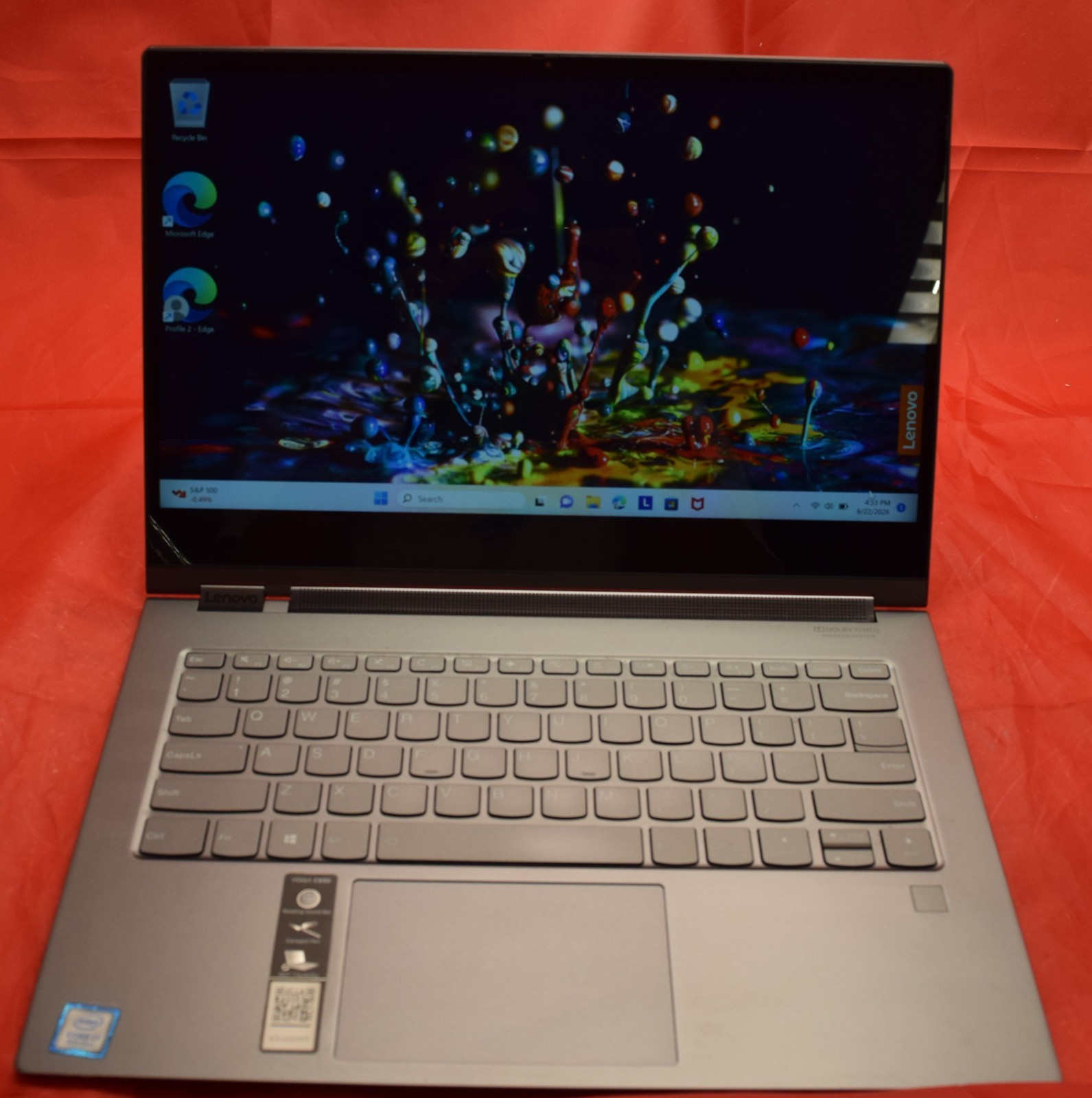 Lenovo Yoga C930-13IKB 13″ FHD Touch I7-8550U 256GB 12GB W11H + Pen