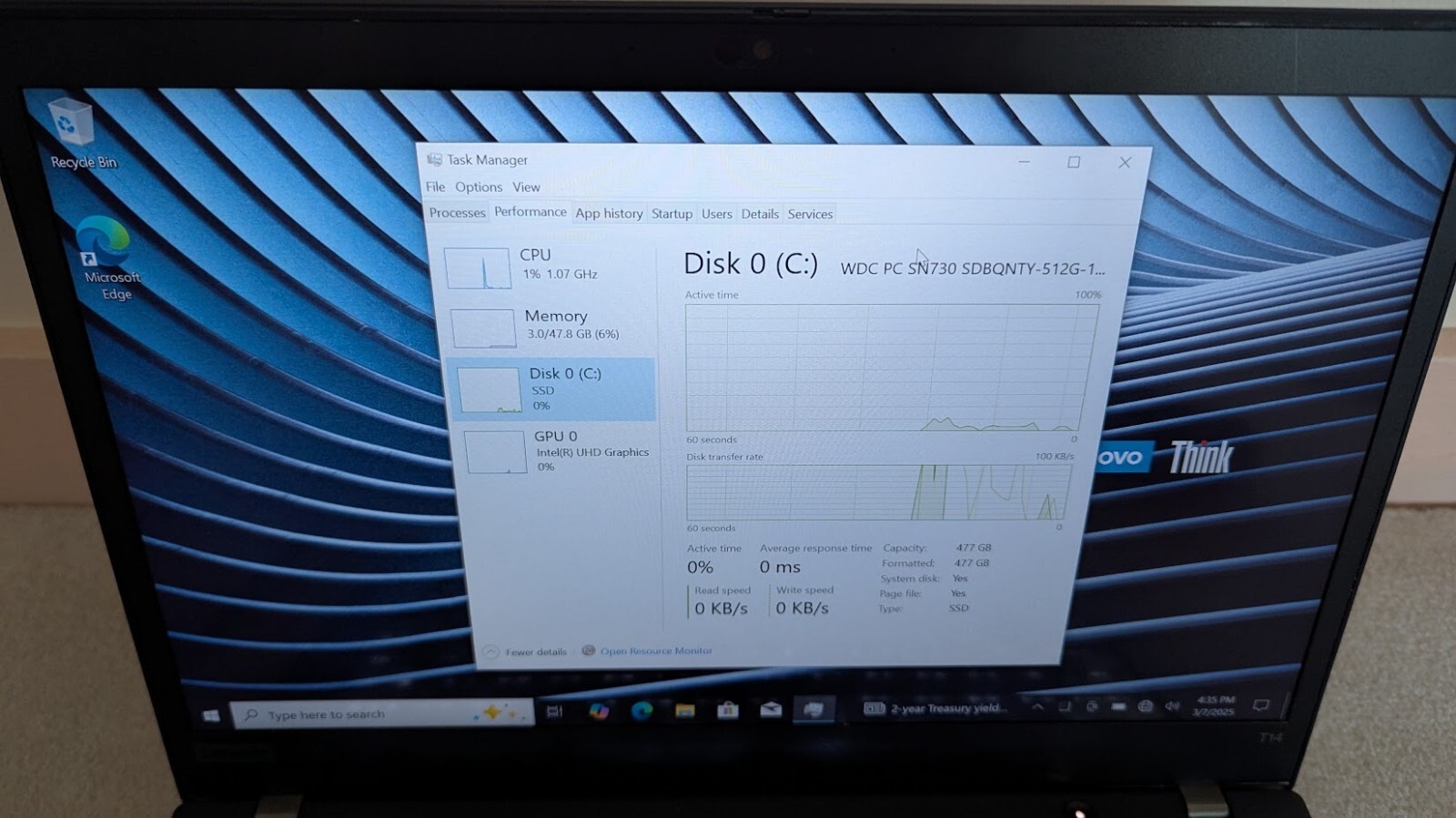 Lenovo T14 G1 i7-10610U 48GB RAM/500 GB SSD – Win 10 Pro TOUCHSCREEN