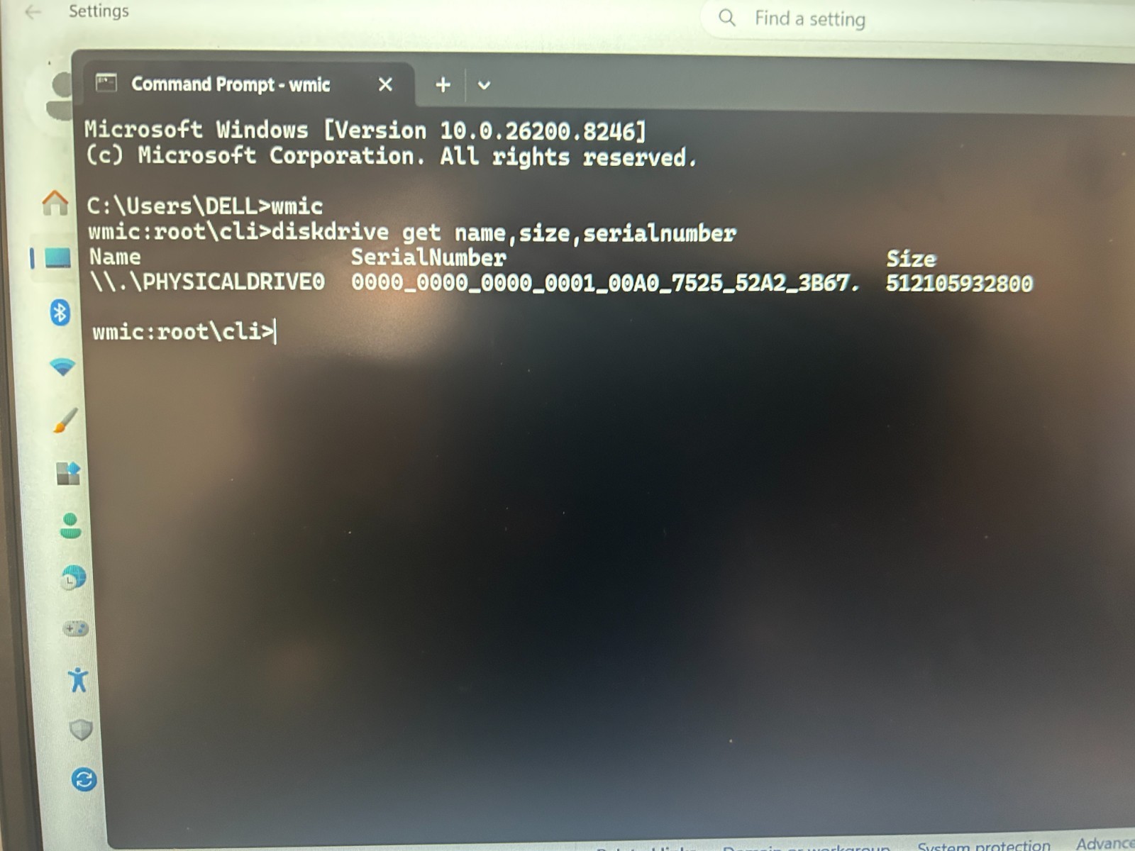 DELL 15 DC15255 G8MK9, AMD Ryzen 7 7730U, 2.00 GHz, 16 GB RAM, 512 GB NVMe