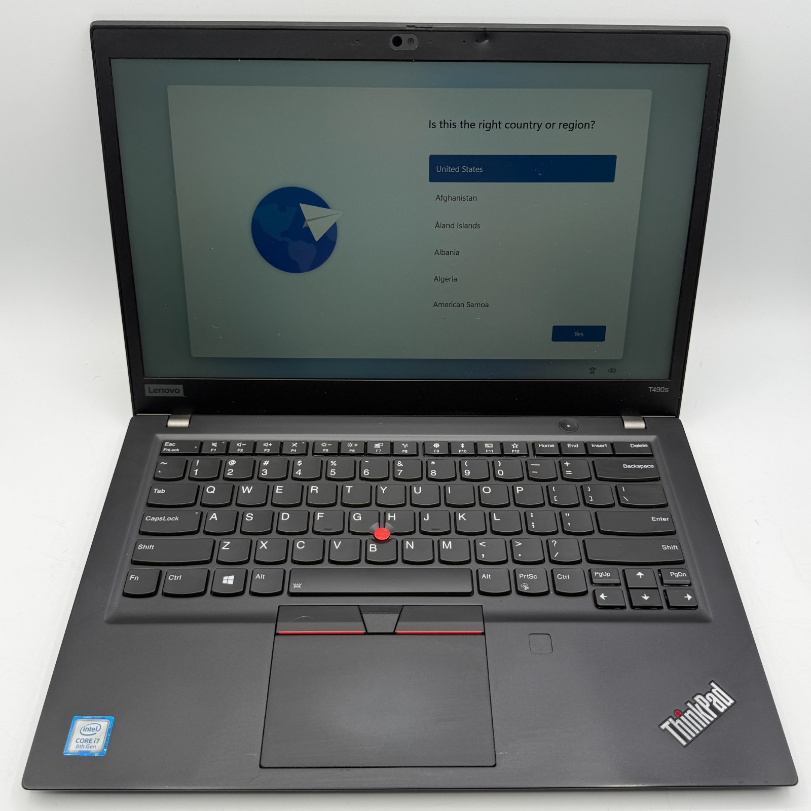 Lenovo ThinkPad T490s i7-8565U Touch 16GB 256GB SSD Win11Pr Fingerprint LTE READ