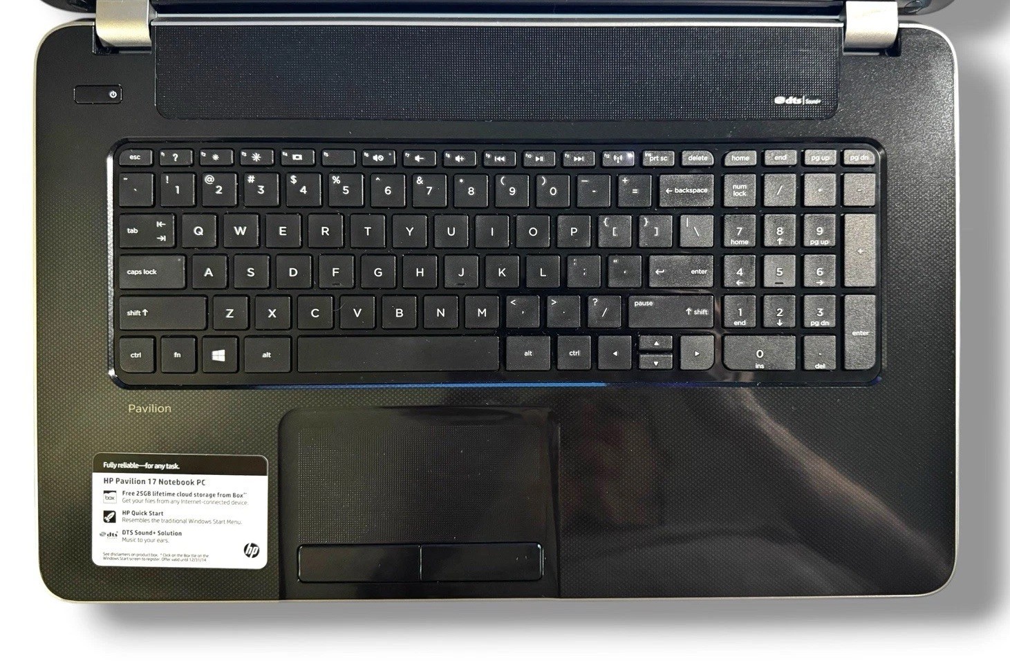 HP Pavilion 17 Laptop 17” AMD A8-5550M 8GB 750GB HDD READ