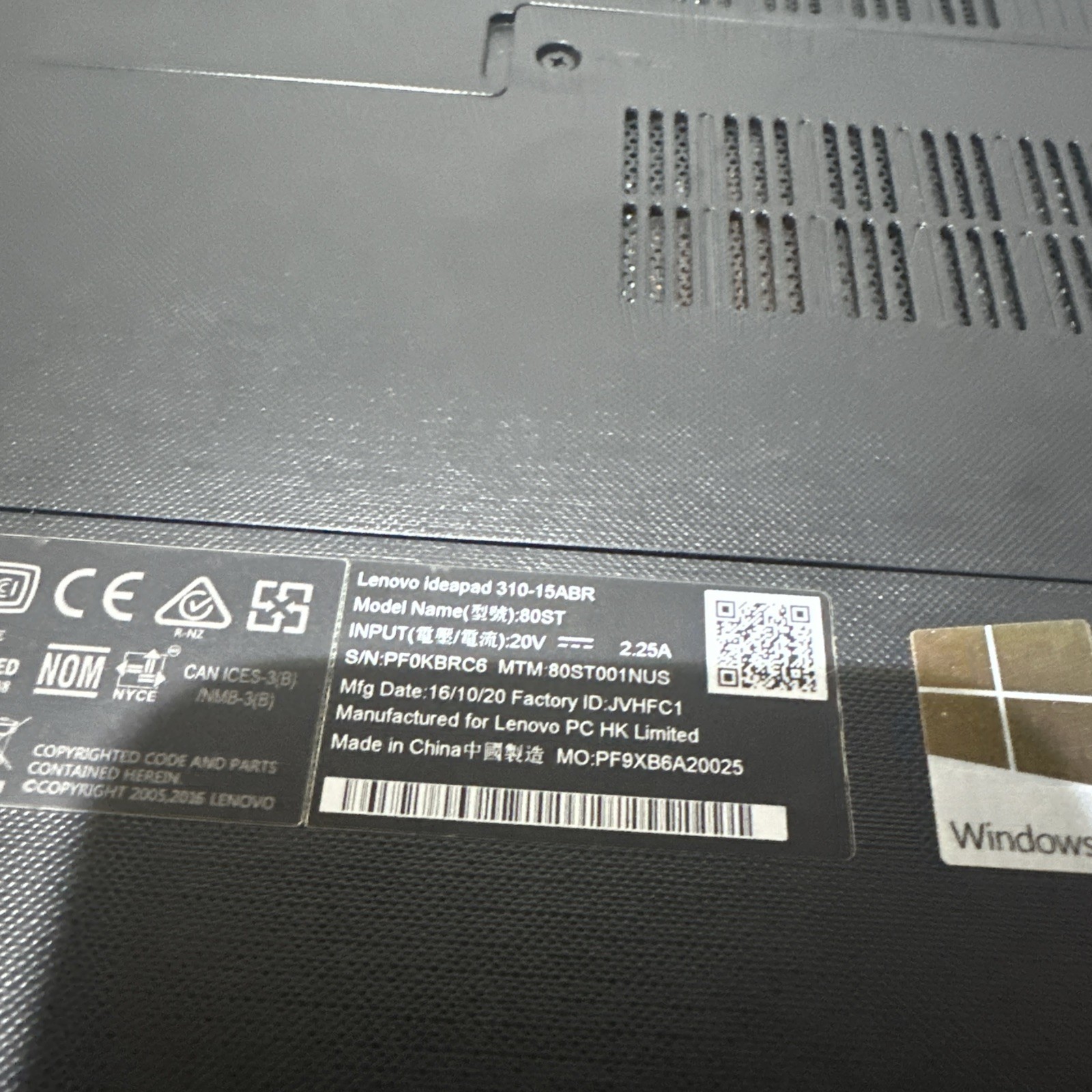 Lenovo Ideapad 310 15″ Laptop AMD A12-9700P 12gb Ram 500gb SSD Win 10 Home
