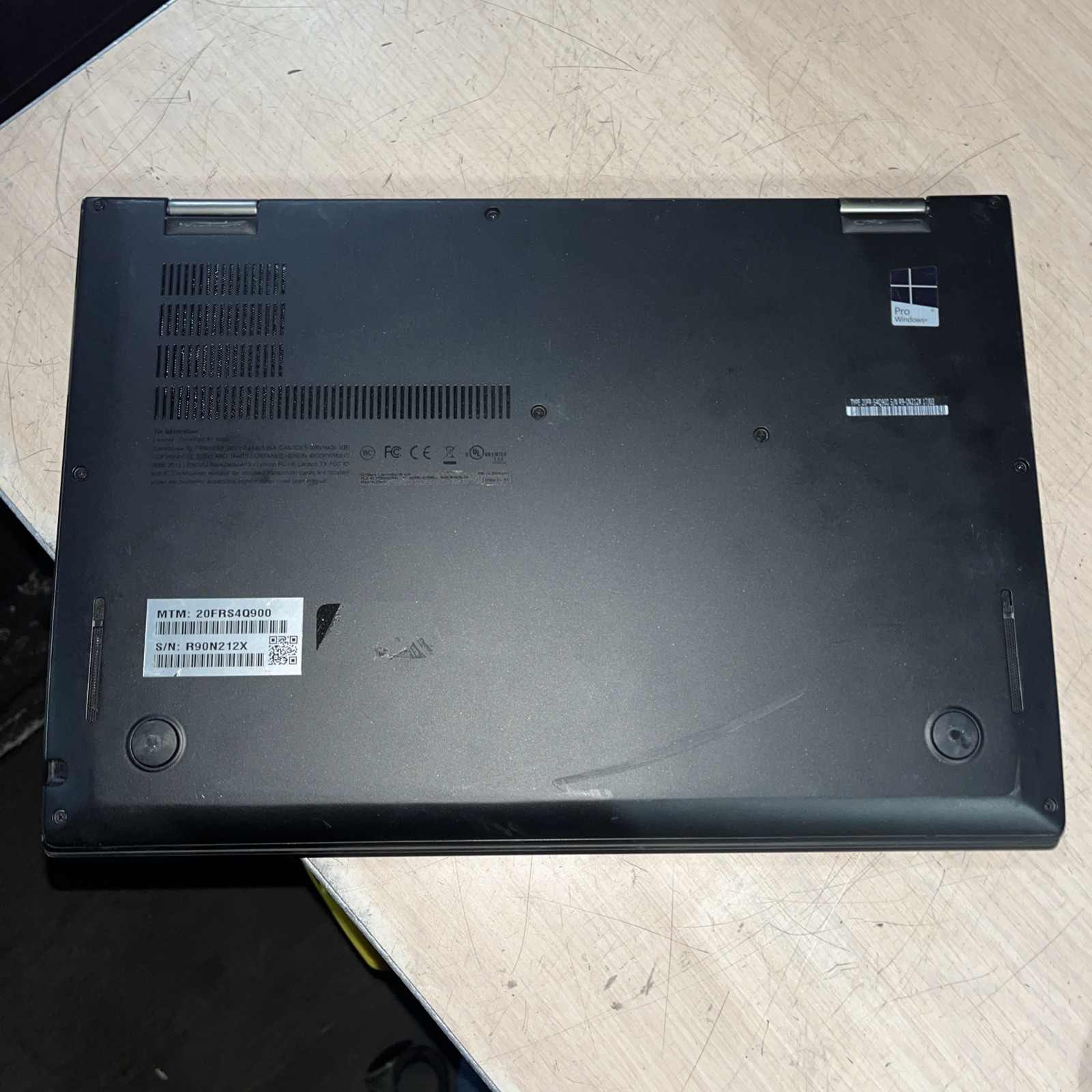 LENOVO THINKPAD X1 YOGA INTEL CORE I7-6500U 2.50GHZ 8GB RAM NO HD