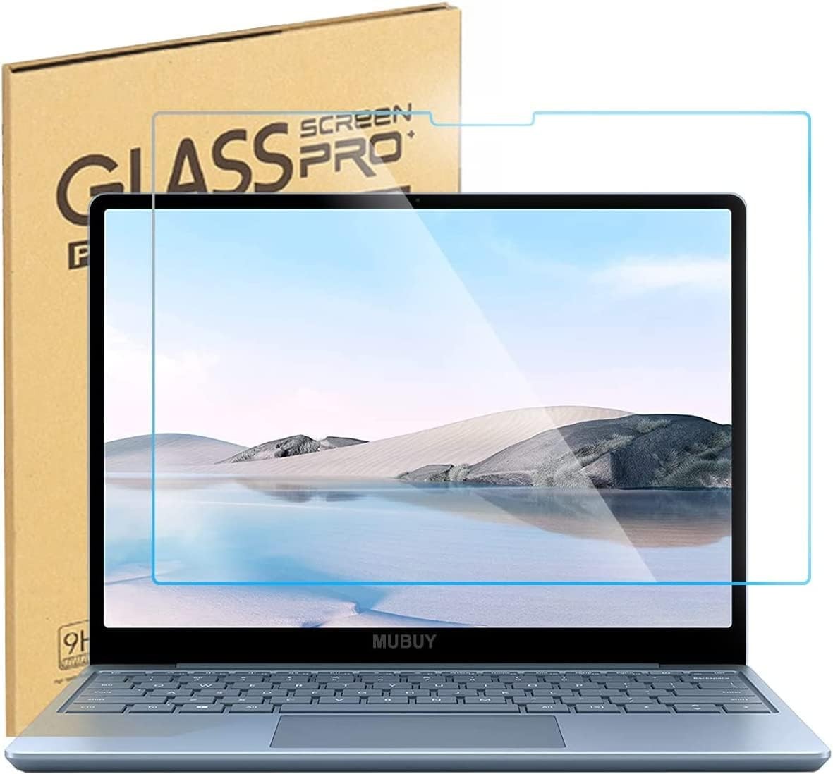Tempered Glass Screen Protector for Microsoft Surface Laptop Go 3 12.4″ & Go 2 1