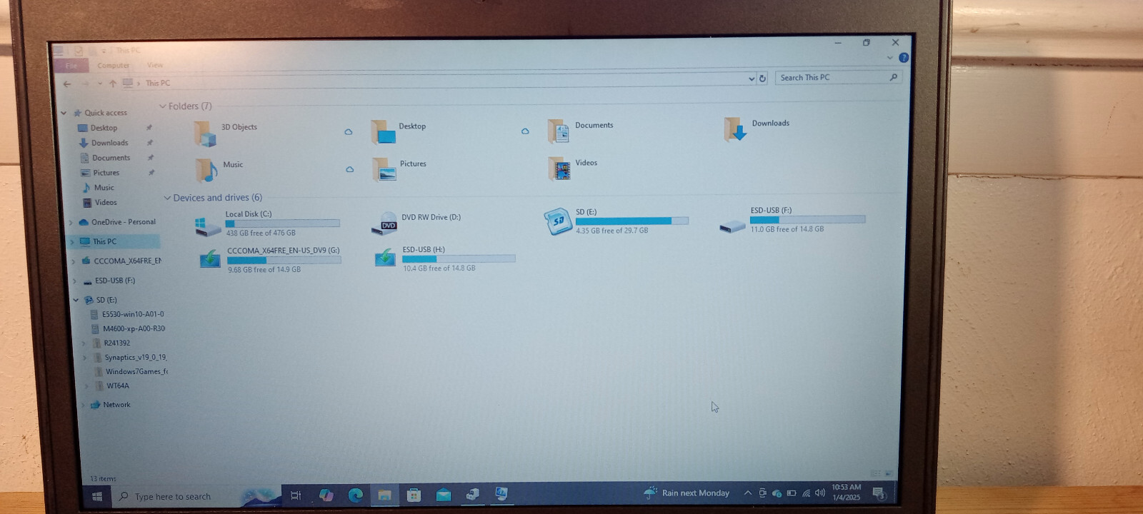 HP Probook 6460b, i7 2820qm 2.4 GHz, 16 GB RAM, 512 GB SSD, Win. 10 PRO, CHGR