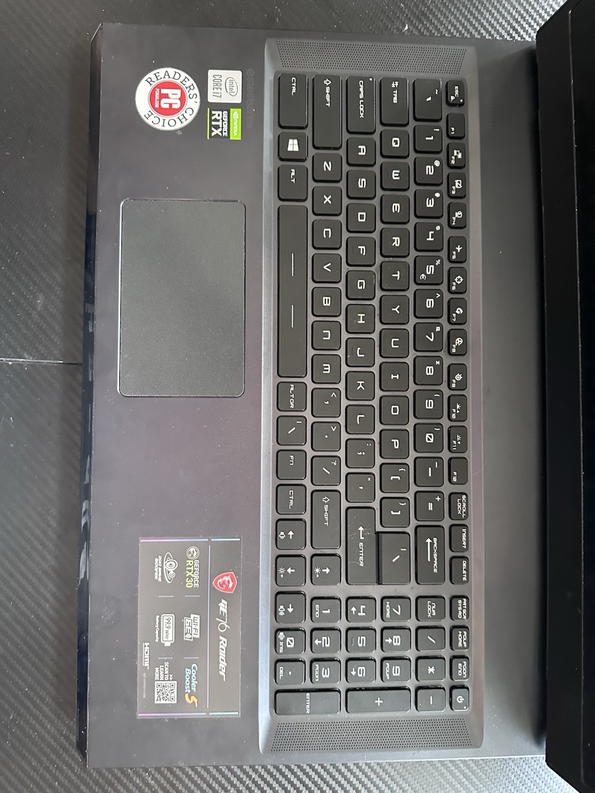 MSI GE76 Raider 17.3″ Gaming i7-10750H 16GB RTX 3060 W11