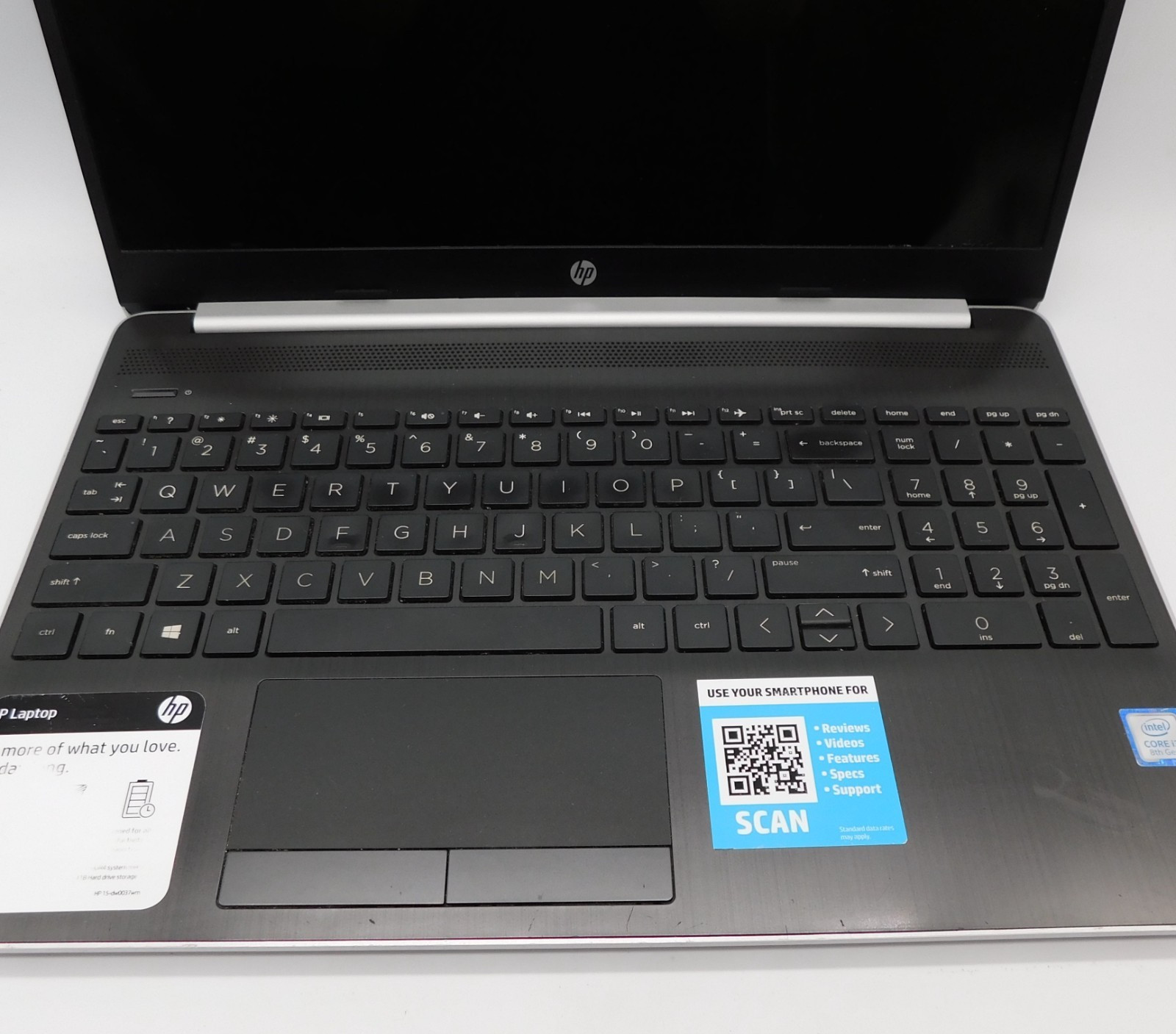 HP 15-dw0037wm 15.6″ i3 8th Gen 8GB RAM 1TB HDD Windows 10 Laptop Silver