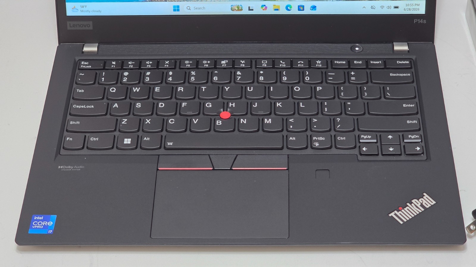 Lenovo ThinkPad P14S Gen 2 Intel i7-1185G7, 48GB RAM, 1TB SSD NVIDIA T500 Touch