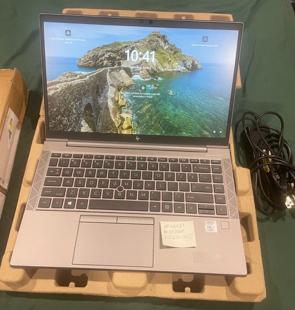 HP ZBook Studio G7 Mobile Workstation 15.6″, Intel i7, 16GB Memory, 512GB…