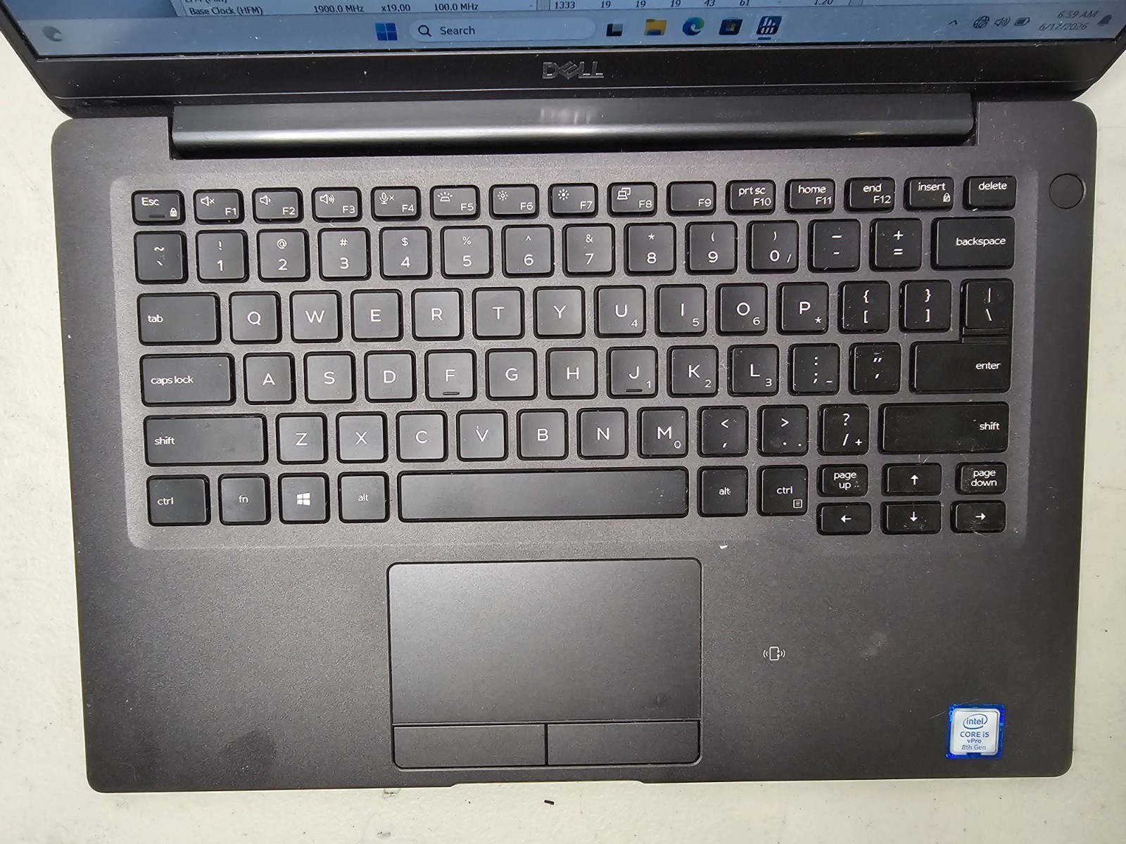 Dell Latitude 7400 i5-8365u 8GB RAM 256GB SSD Win 11 BIOS LOCK NO AC #04