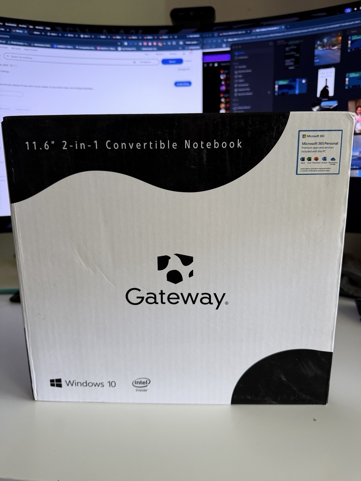 Gateway GWTC116-2BK 11.6 2-in-1 Touchscreen Celeron N4020 4GB 64GB Win 11 New