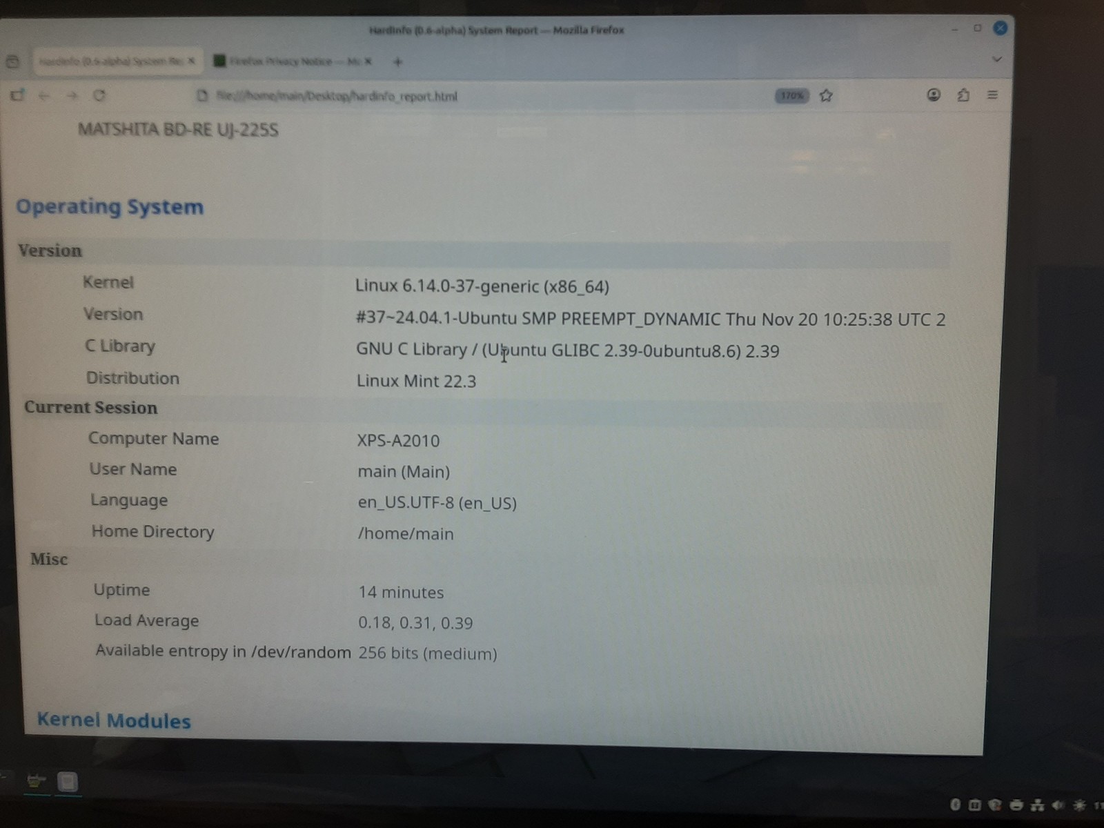 VINTAGE Dell XPS A2010 All-In-One Desktop Computer 2GB RAM, 500GB Hard Drive