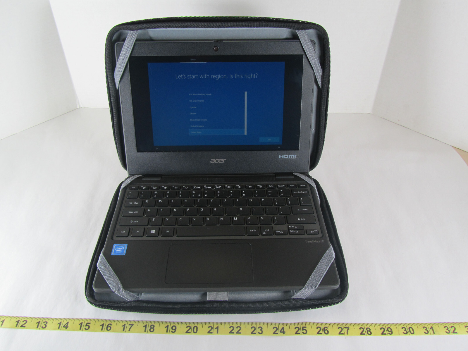 Acer TravelMate B3 B311-31 Student Laptop PC Computer with Charger & Case 64GB