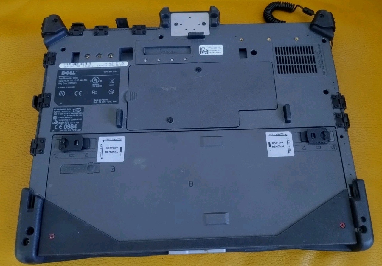 DELL LATITUDE XT2 XFR Touch Notebook Laptop Tablet GPS 5GB SSD Accessories RARE