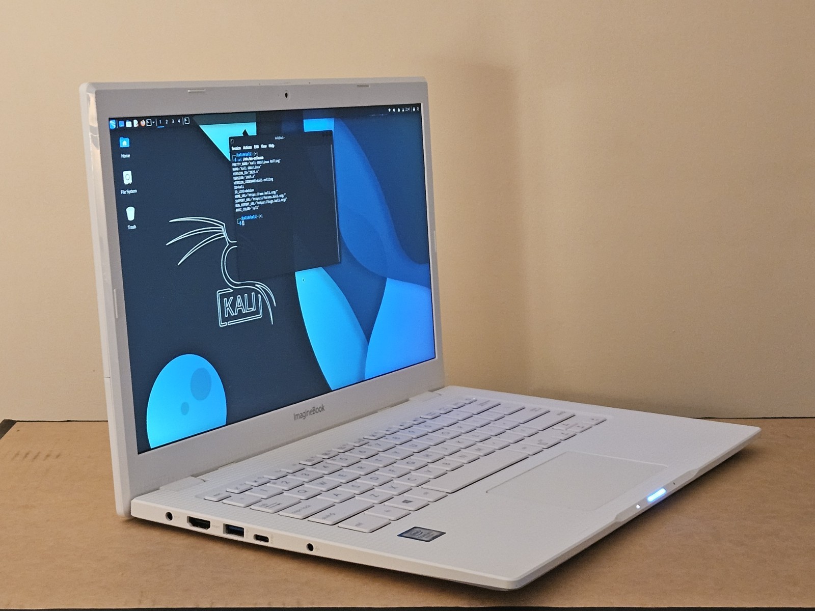 ASUS 14″ Kali Linux 2025.4 m3-8100Y 1.1GHz 4GB RAM IPS 1920×1080 ImagineBook