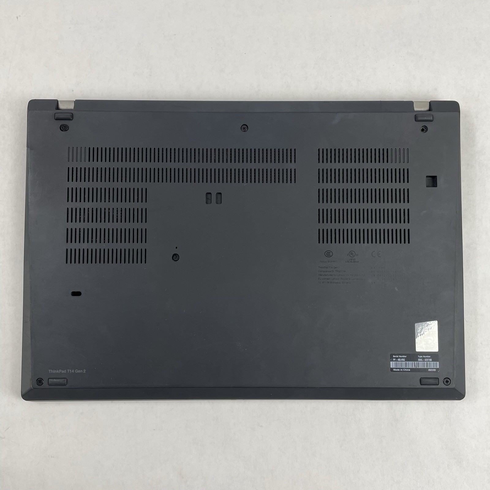 Lenovo ThinkPad T14 Gen2a 14″ Ryzen5Pro 5650U 2.3GHz 16GB RAM No SSD/OS/AC- READ