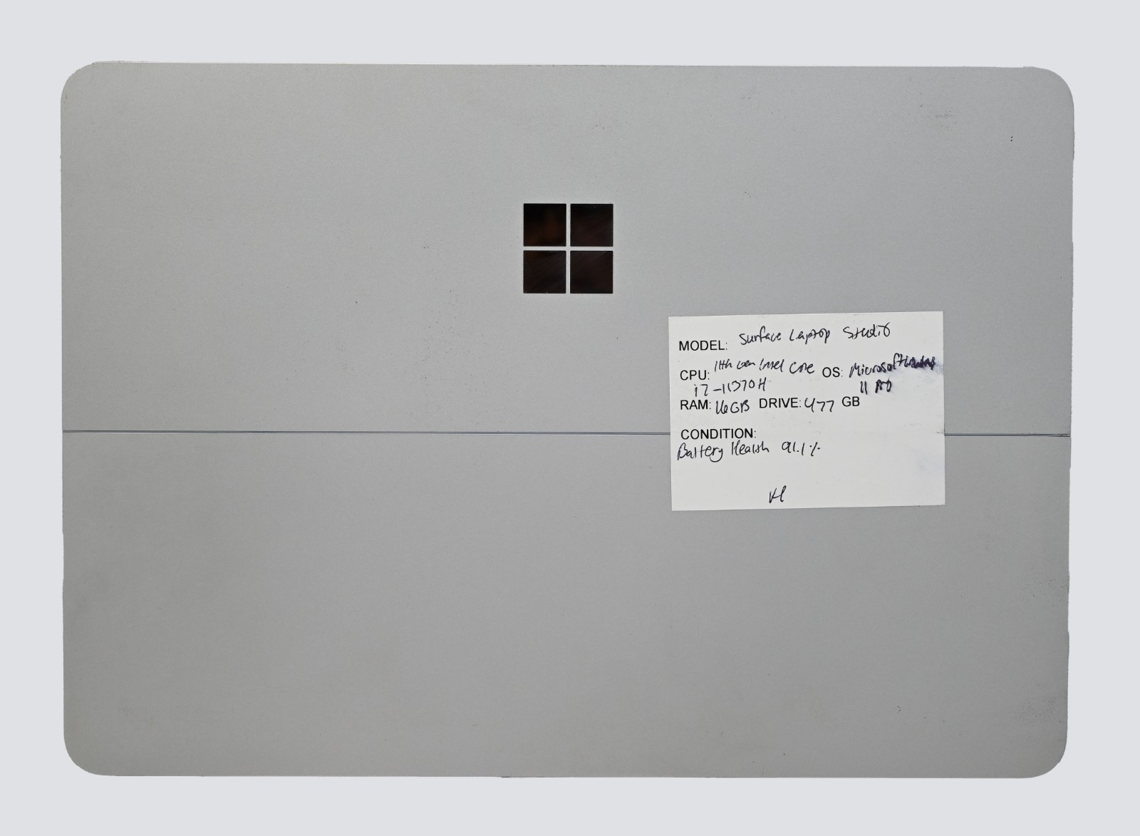 Microsoft Surface Laptop Studio i7-11370H 3.3GHz 16GB RAM 512GB SSD RTX 3050 Ti
