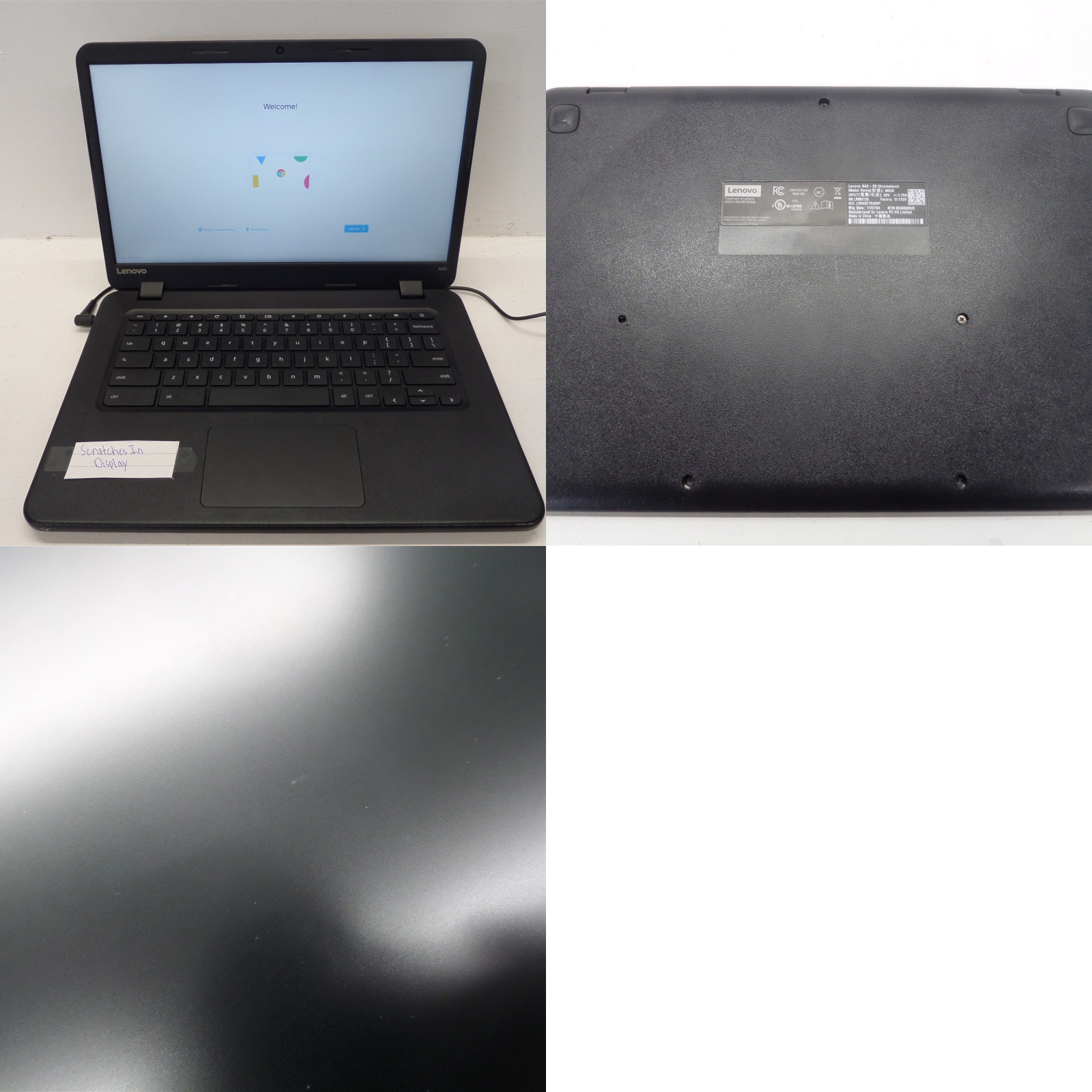 Lot Of 11 Lenovo N42-20 80US 14″ Chromebook 16GB SSD 80US0000US READ DESC.