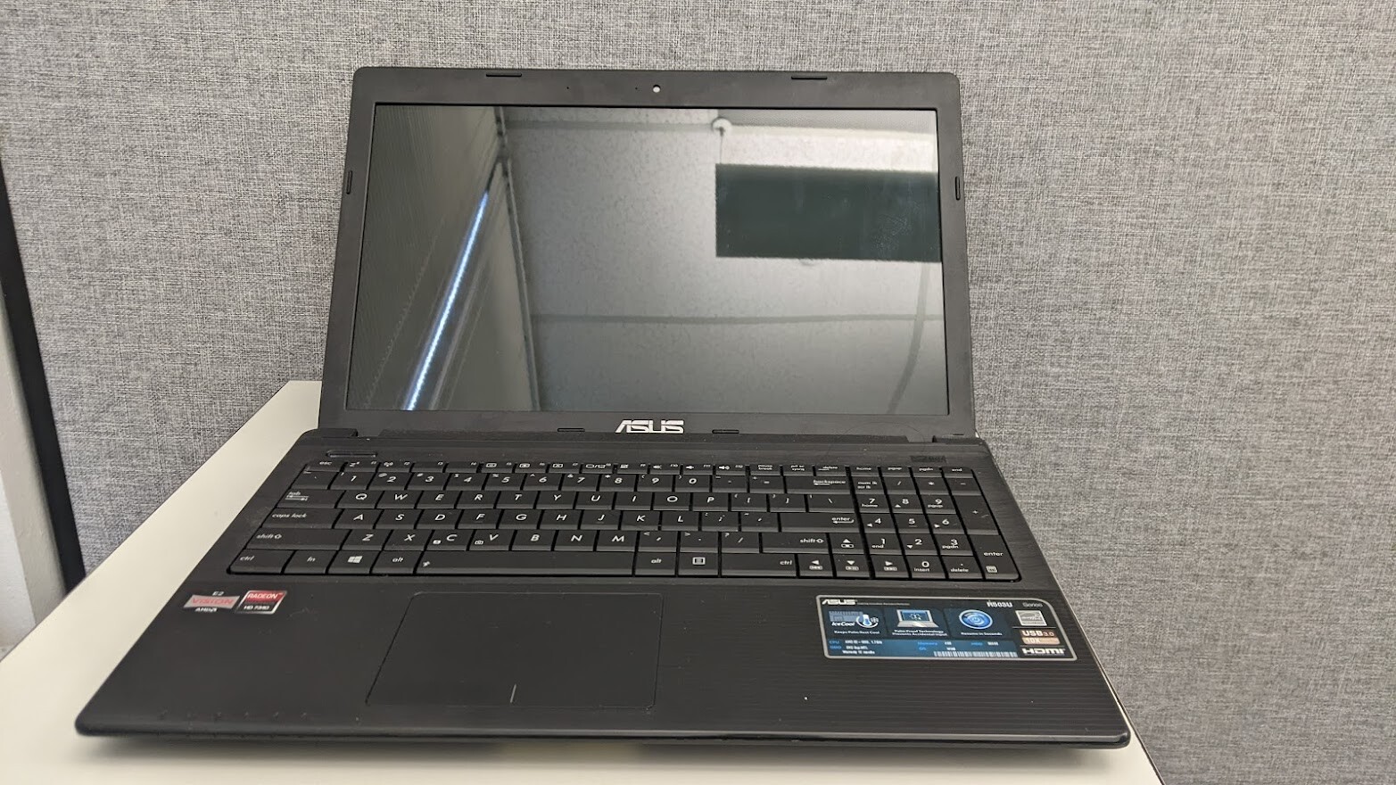 ASUS R503U LAPTOP WINDOWS 10-AMD DUAL CORE C-60 1.0GHZ RAM-4GB HDD-207GB