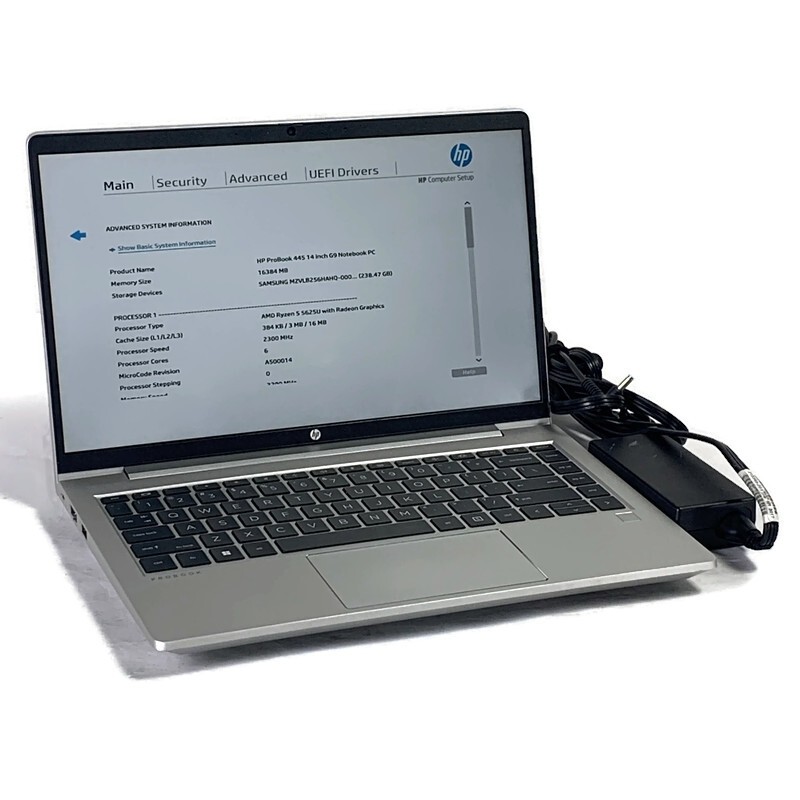 HP ProBook 445 G9 14″ Laptop Ryzen 5 5625U 2.3GHz 16GB 256GB NVMe SSD – Win11