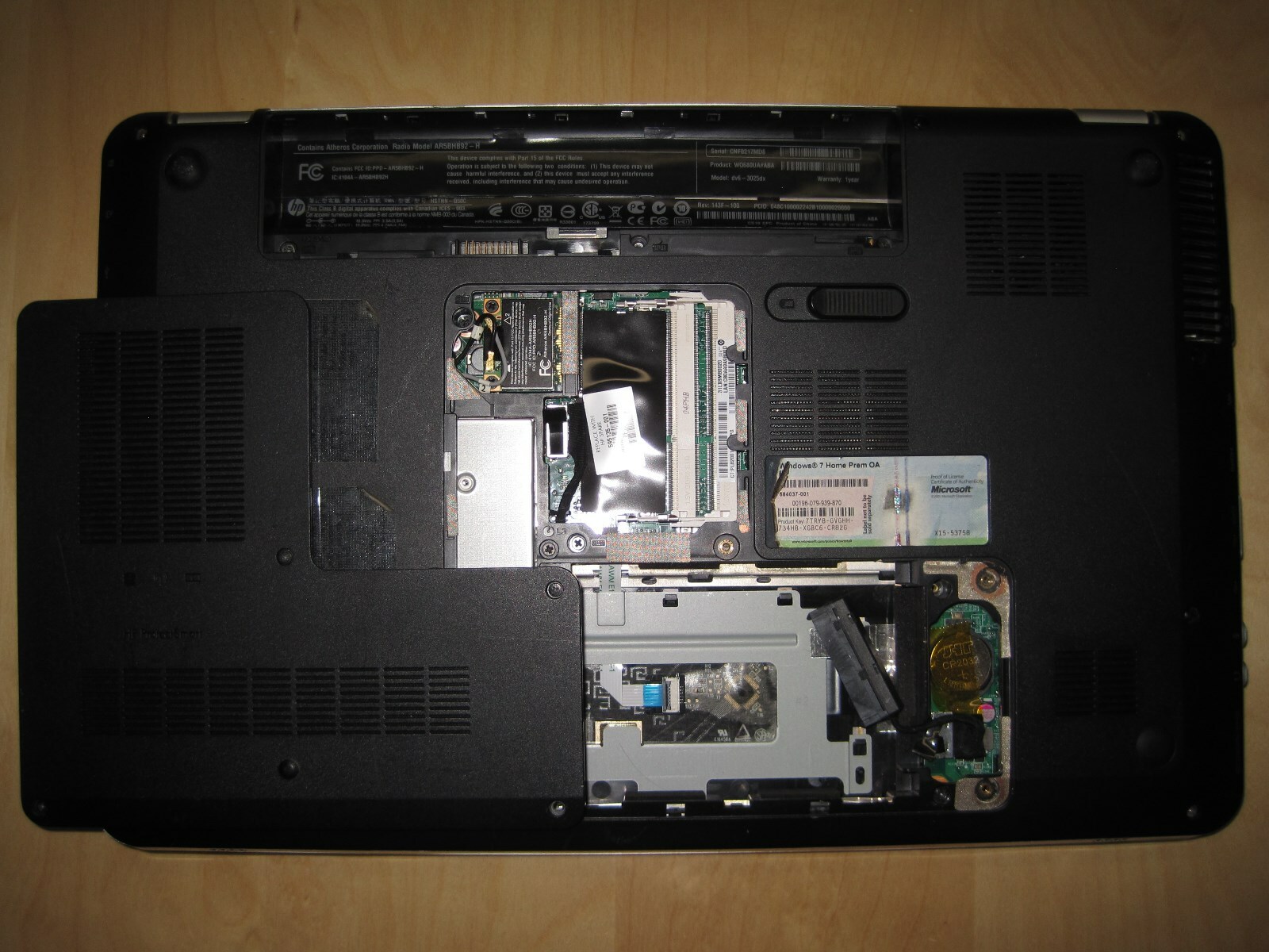 Lot of 4 Laptop- Dell Inspiron 1520 1521 HP Pavilion dv6-3025dx Acer Aspire 5315