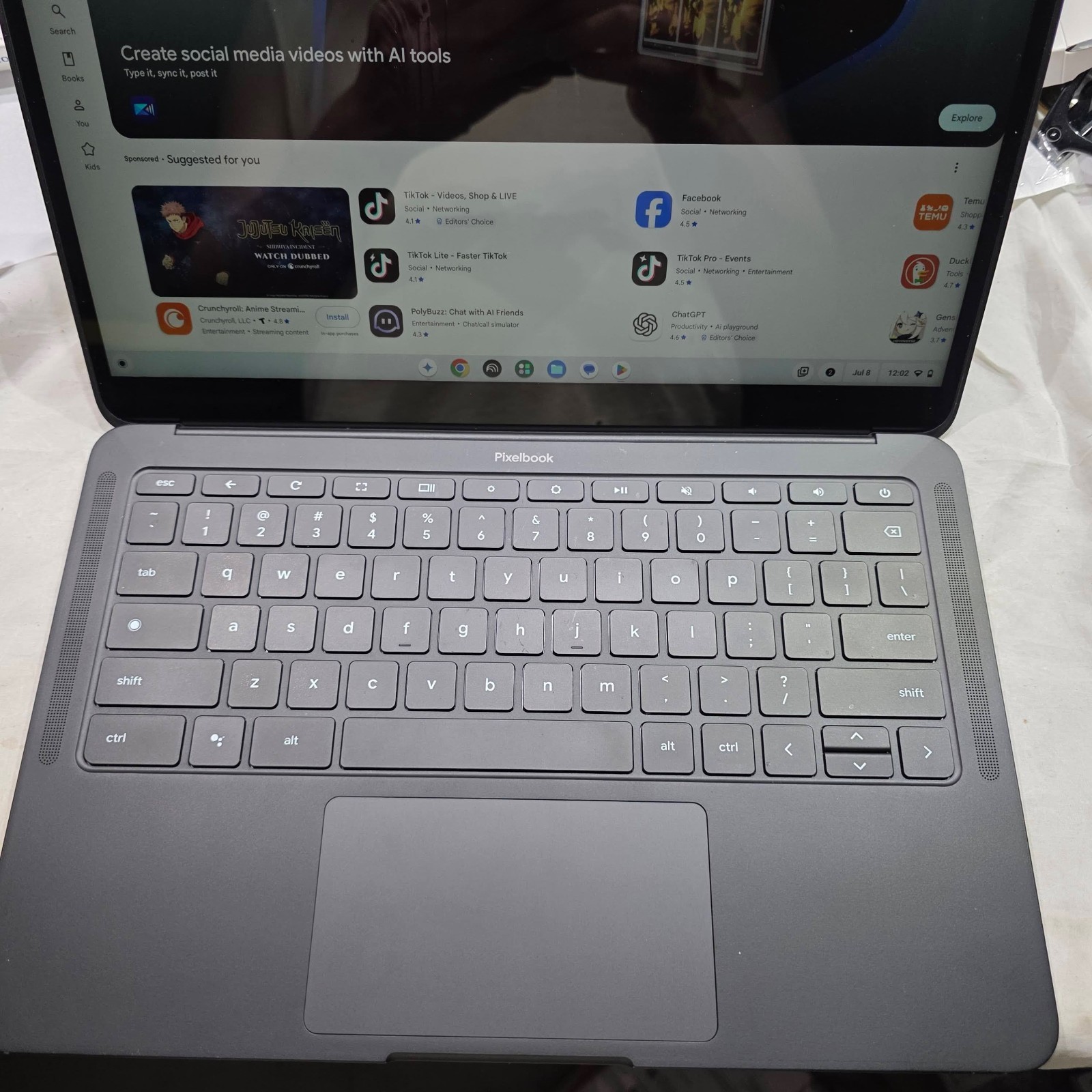 Google Pixelbook Go Chromebook 13.3″ 4K/UHD TOUCH i7-8th Gen 16GB 256GB -Fast SH