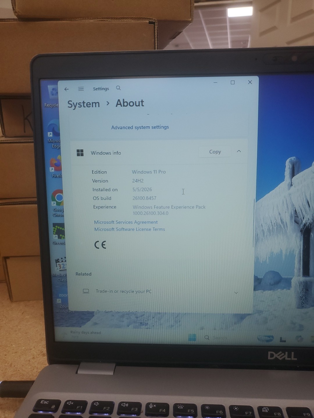 Dell Precision 3550 Laptop – i5-10310U 8GB 256GB SSD 15.6″ 051526-3
