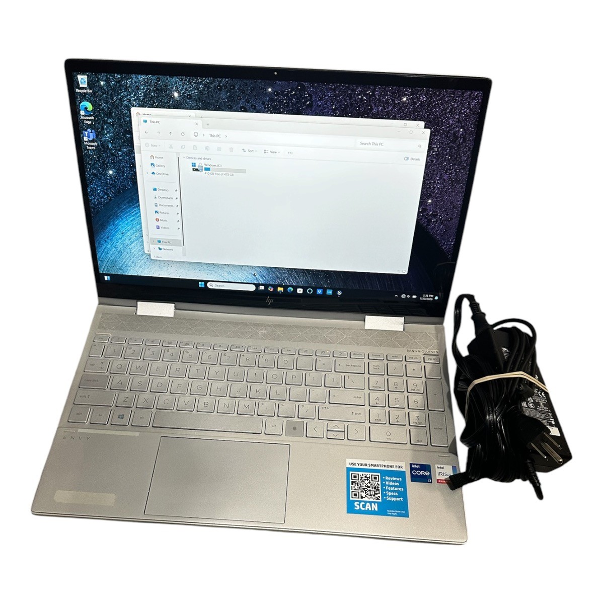 HP Envy x360 15m-ed1023dx 15.6″ Touch i7-1165G7 12GB 512GB SSD (se-j (PBR122116)