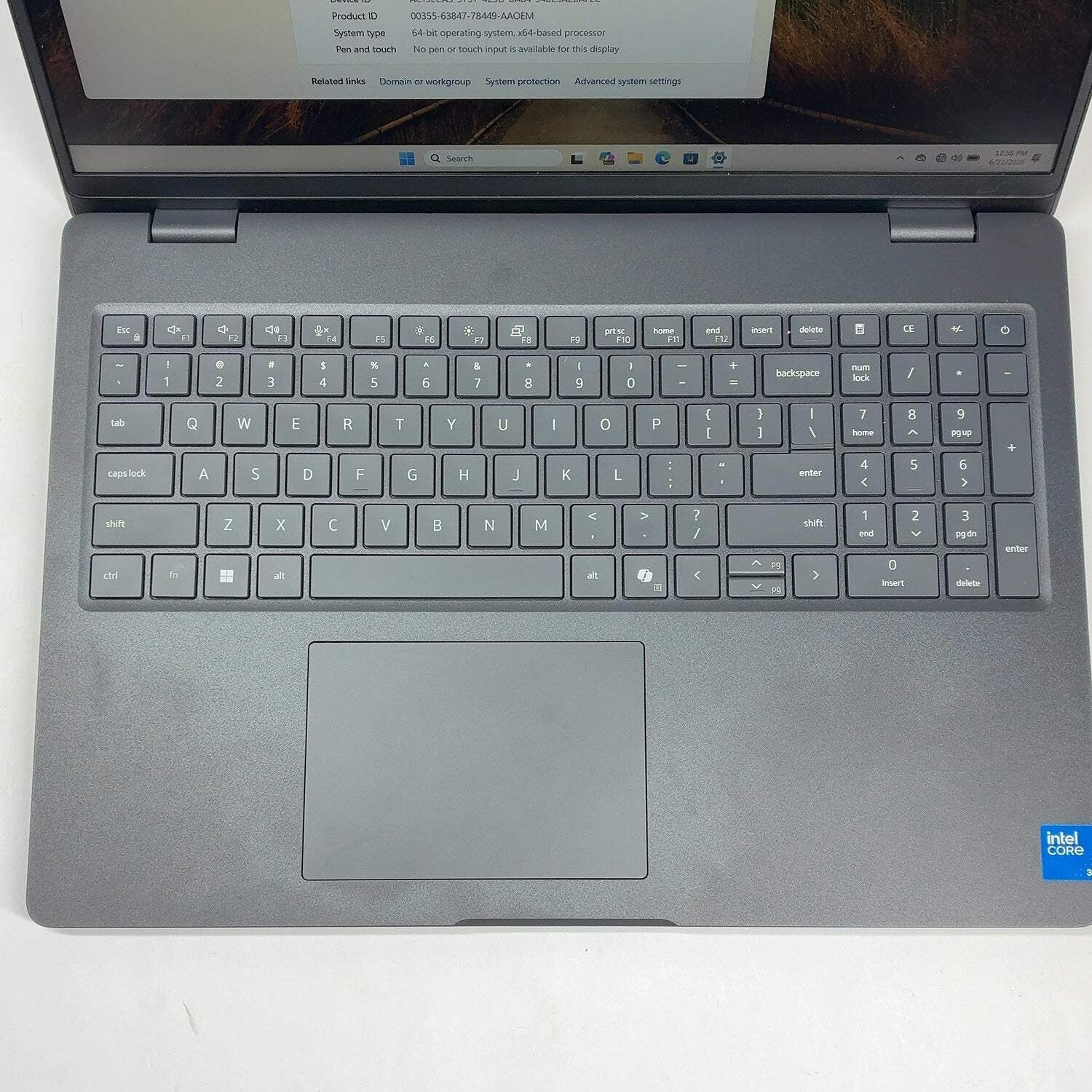 Dell Pro 16 PC16250 16″ i3-100U 1.2GHz 8GB RAM