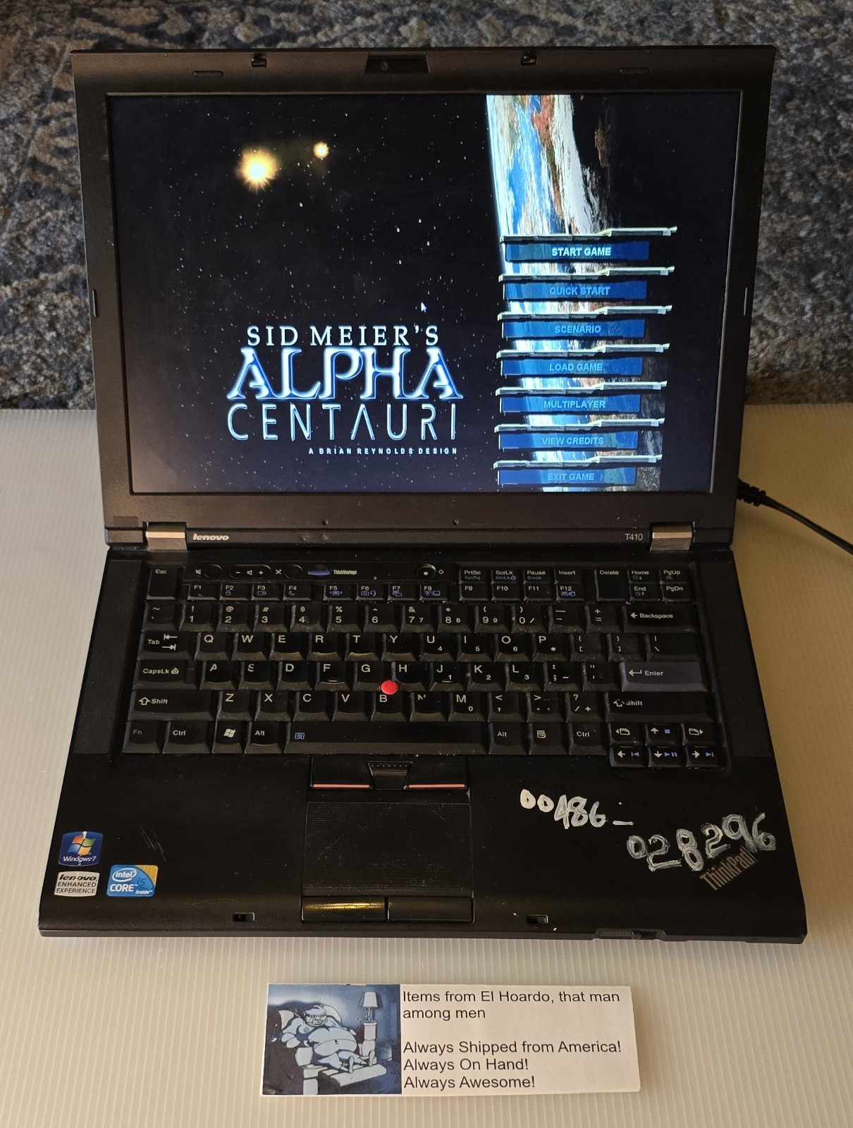 Lenovo ThinkPad T410 14″ Laptop, i5-M520/6GB RAM/500GB HDD/Windows 7 Pro