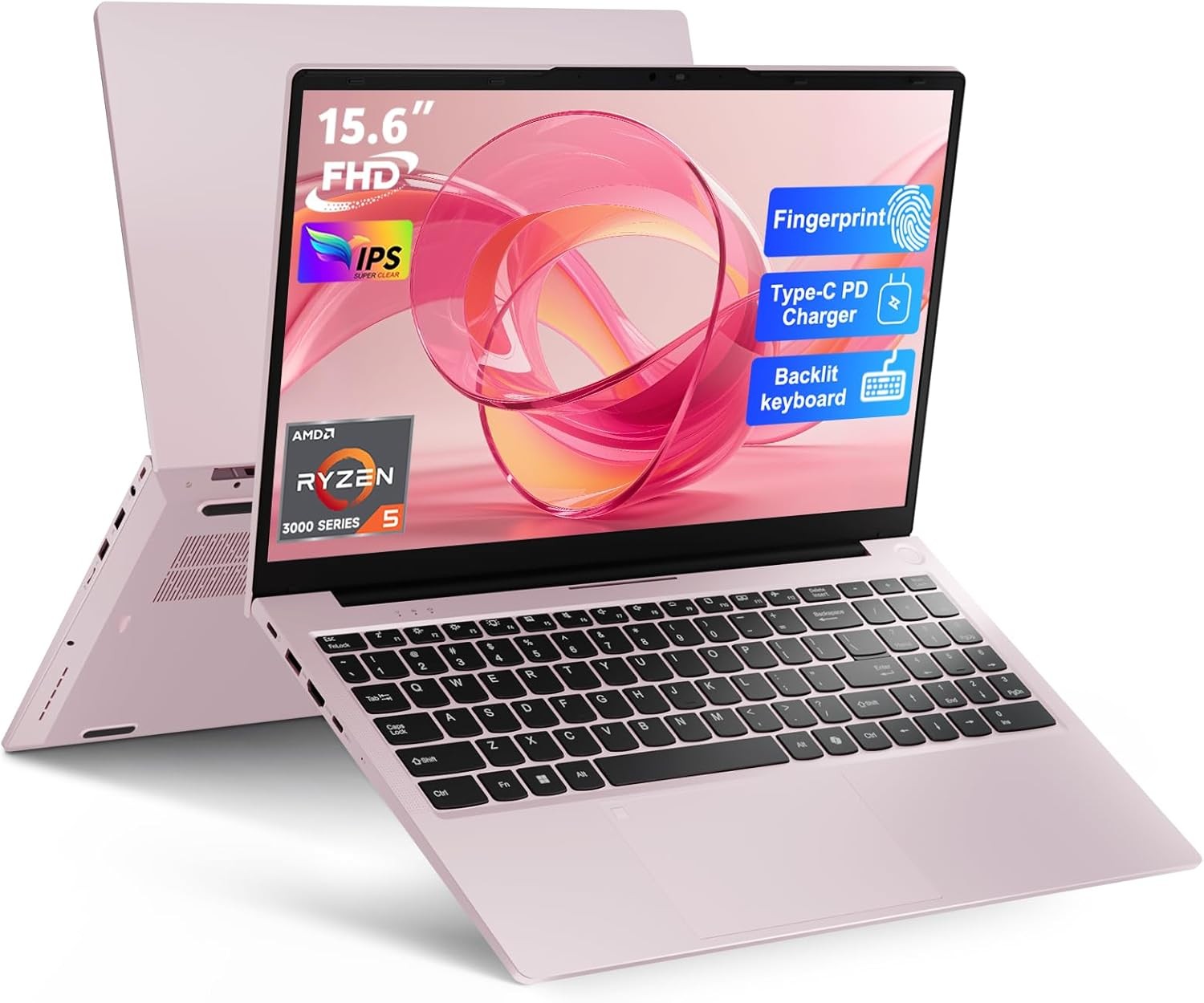 15.6 FHD IPS Laptop-Computer AMD Ryzen 5 3500U 32GB RAM 1TB SSD BT5.2 Numpad