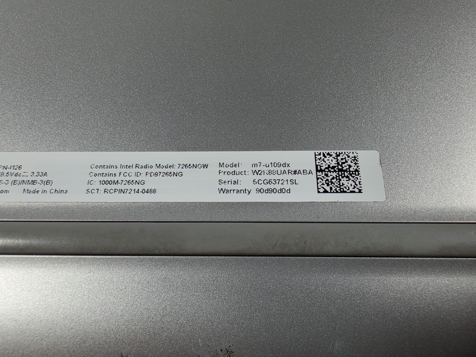 HP ENVY m7-U109dx TOUCHSCREEN Core i7-7500U @2.70GHz 16GB RAM 1TB HDD Win 11
