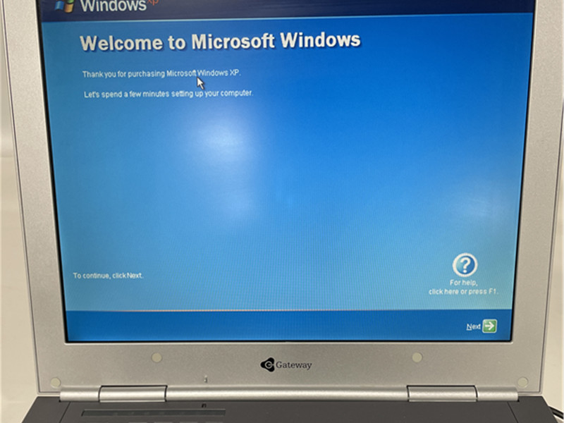 Gateway 600YG2 Laptop Pentium 4-M 512MB 30GB HDD Windows XP Pro Vintage