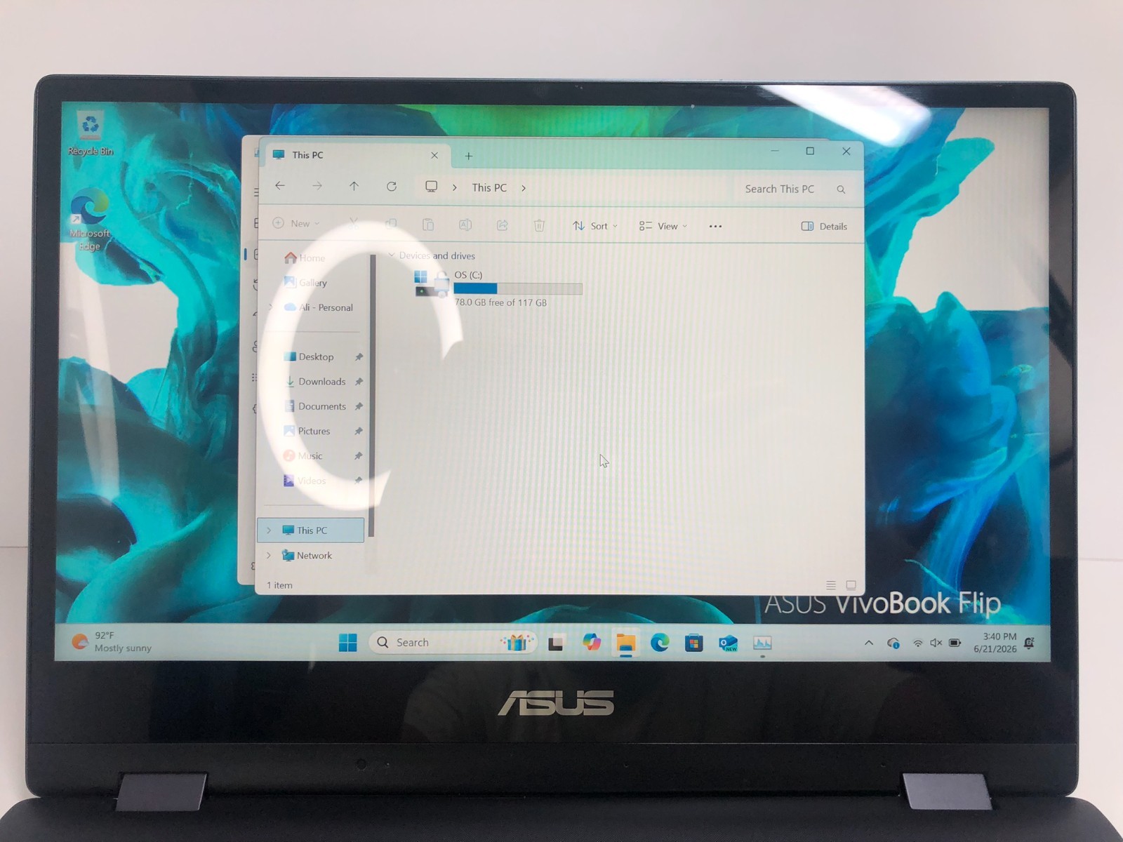 ASUS VivoBook Flip TP412F 14″ i3-8145U 4GB RAM 128GB SSD (Used)