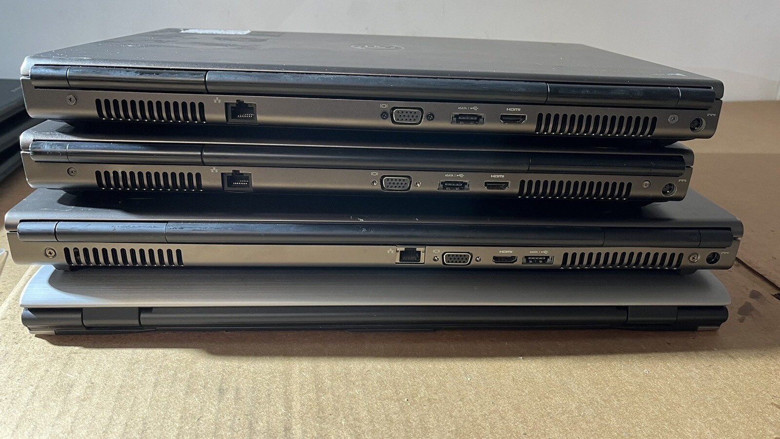 Lot Of 4 Dell Inspiron/ PrecisionM4800/ I7 4th Gen 8,16,20,32 GB RAM NO STORAGE