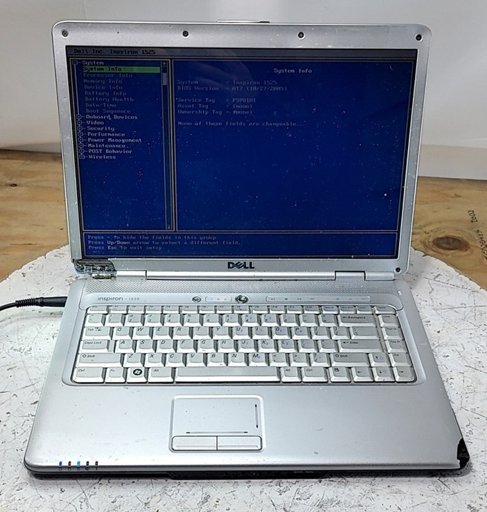 DELL INSPIRON 1525 Laptop Intel CORE2 DUO T5800 4GB 500GB PINK SEE NOTES