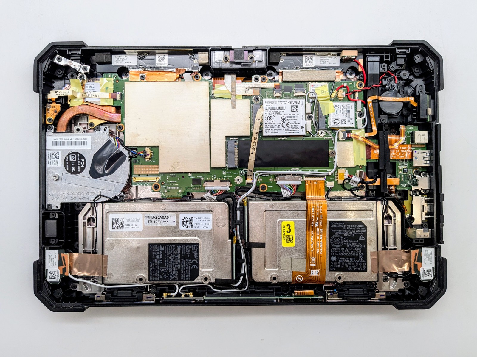LATITUDE 7212 RUGGED EXTREME TABLET 11″ FHD I5-7300U GPS Motherboard *READ*