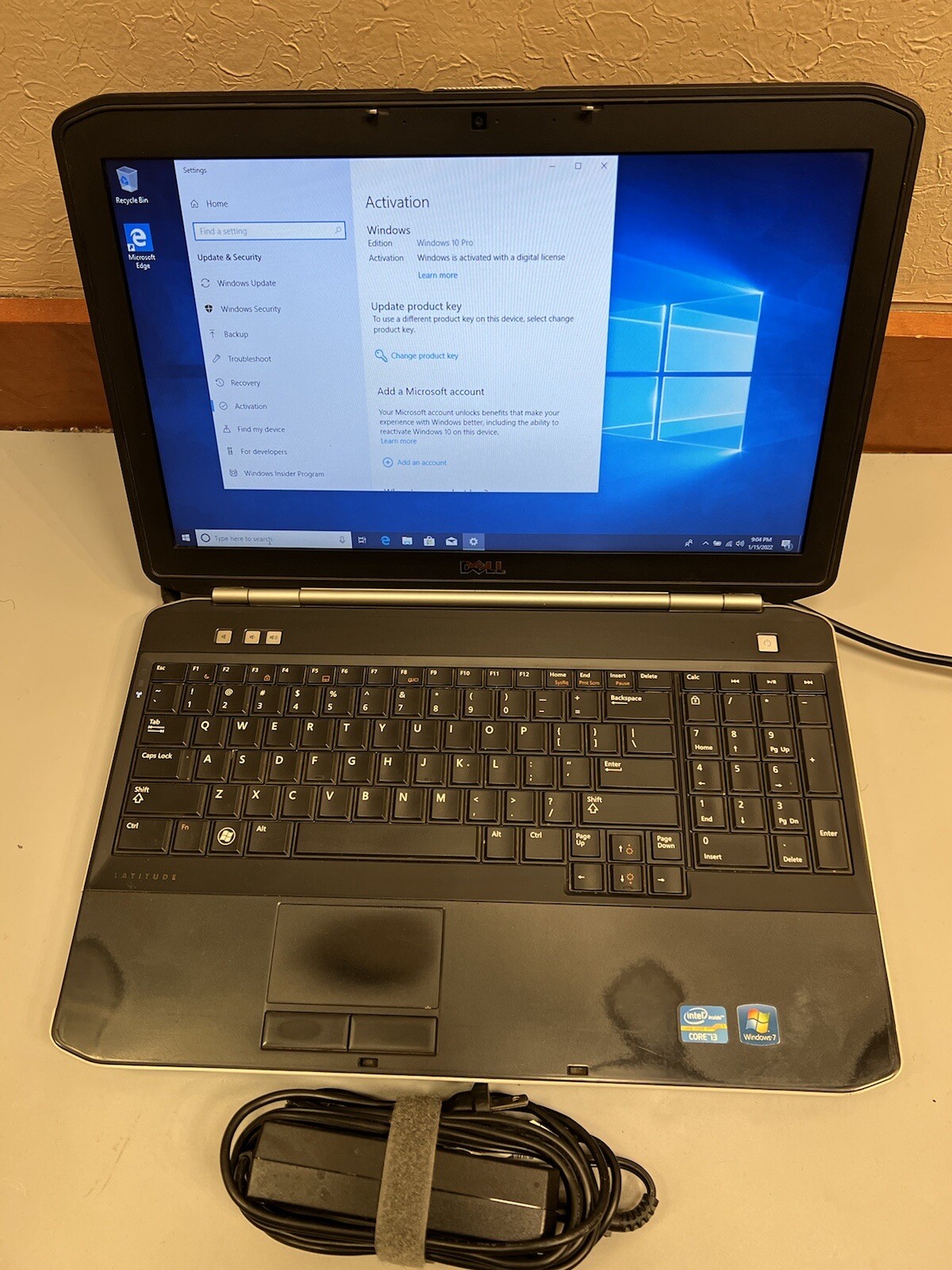 Dell Latitude E5520 Intel Core i3-2350 2.30GHz 4GB RAM 320GB HDD WEBCAM Win 10