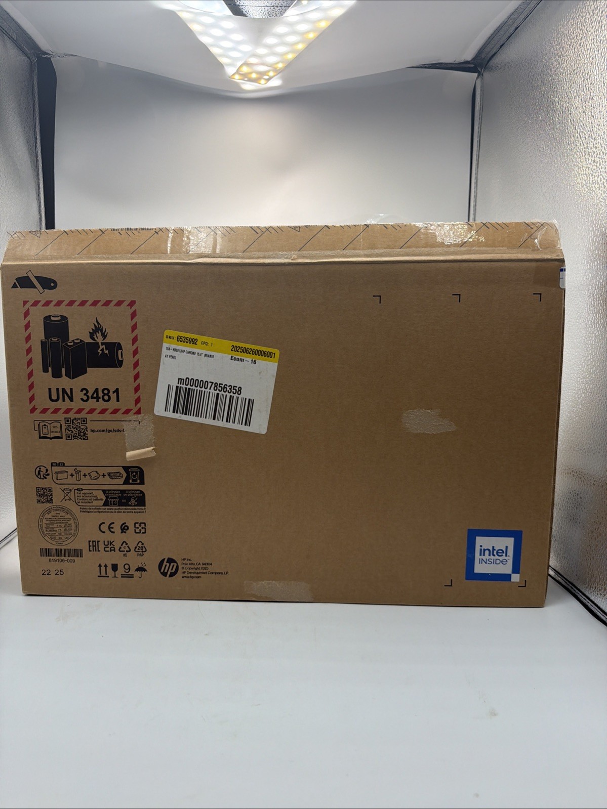 HP Chromebook 15.6 15a-nb0013dx Intel N200 8GB 64GB eMMC Natural Silver