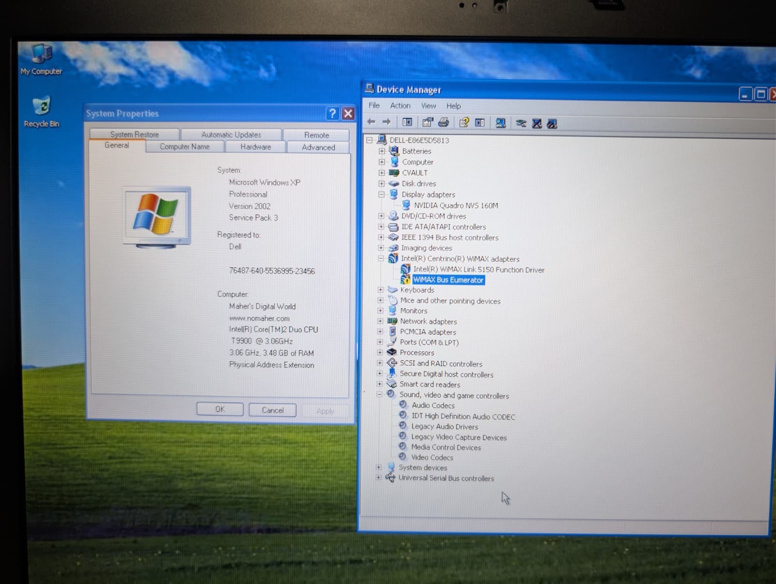 Dell Latitude E6500 | C2D T9900 4GB RAM 250GB HDD | Backlit NVIDIA Win XP 32-Bit
