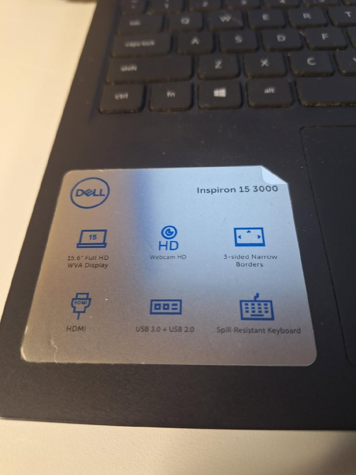 Dell Inspiron 15 3511 15″ Core i3 11th Gen 8GB RAM 128GB SSD Black Laptop