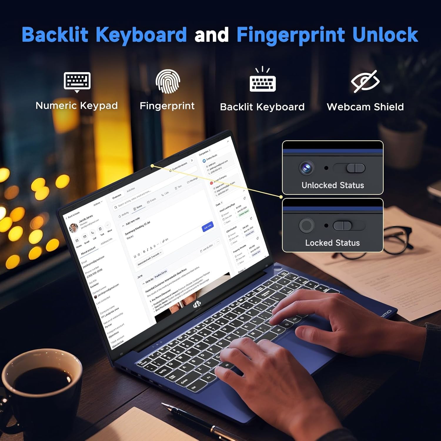 2026 Laptop, 8 Cores AMD R7 7735HS 32GB DDR5 RAM 1TB SSD (Up to 4.75Ghz, Beat I7