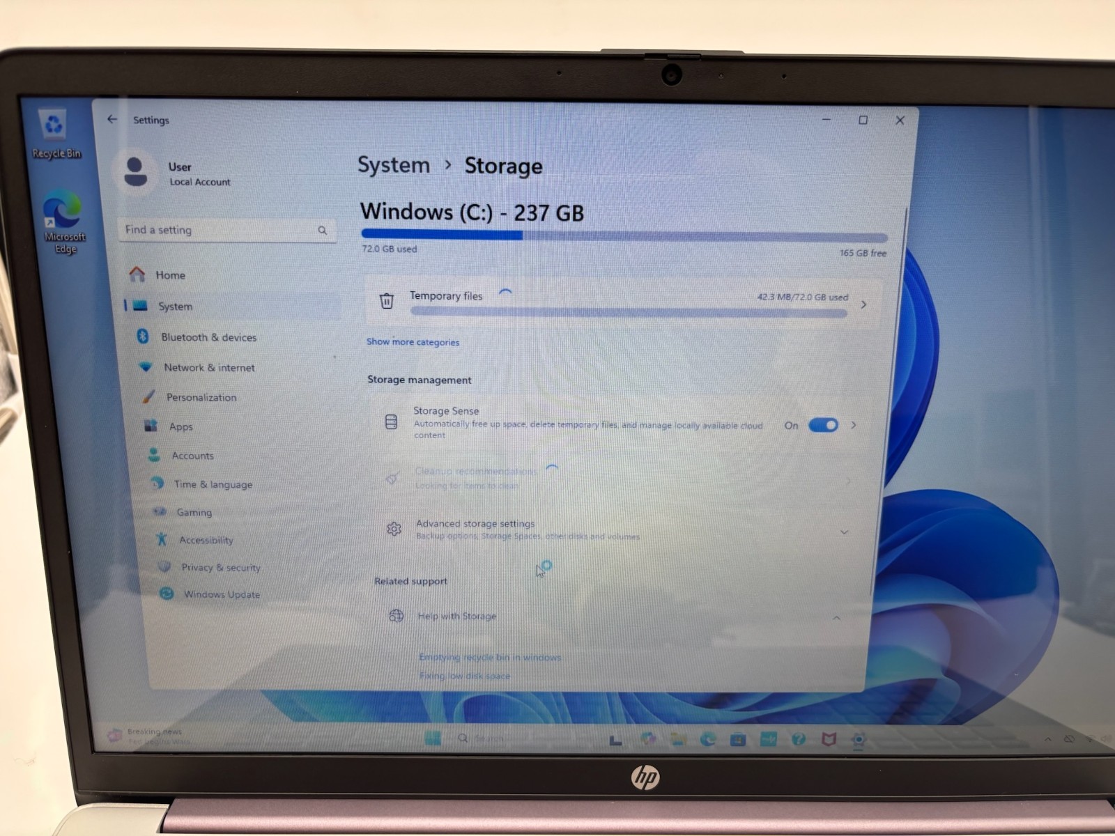 HP Laptop 17-cn3128ds 17.3″ 256 GB SSD 8 GB RAM Intel N200 Windows 11 Home
